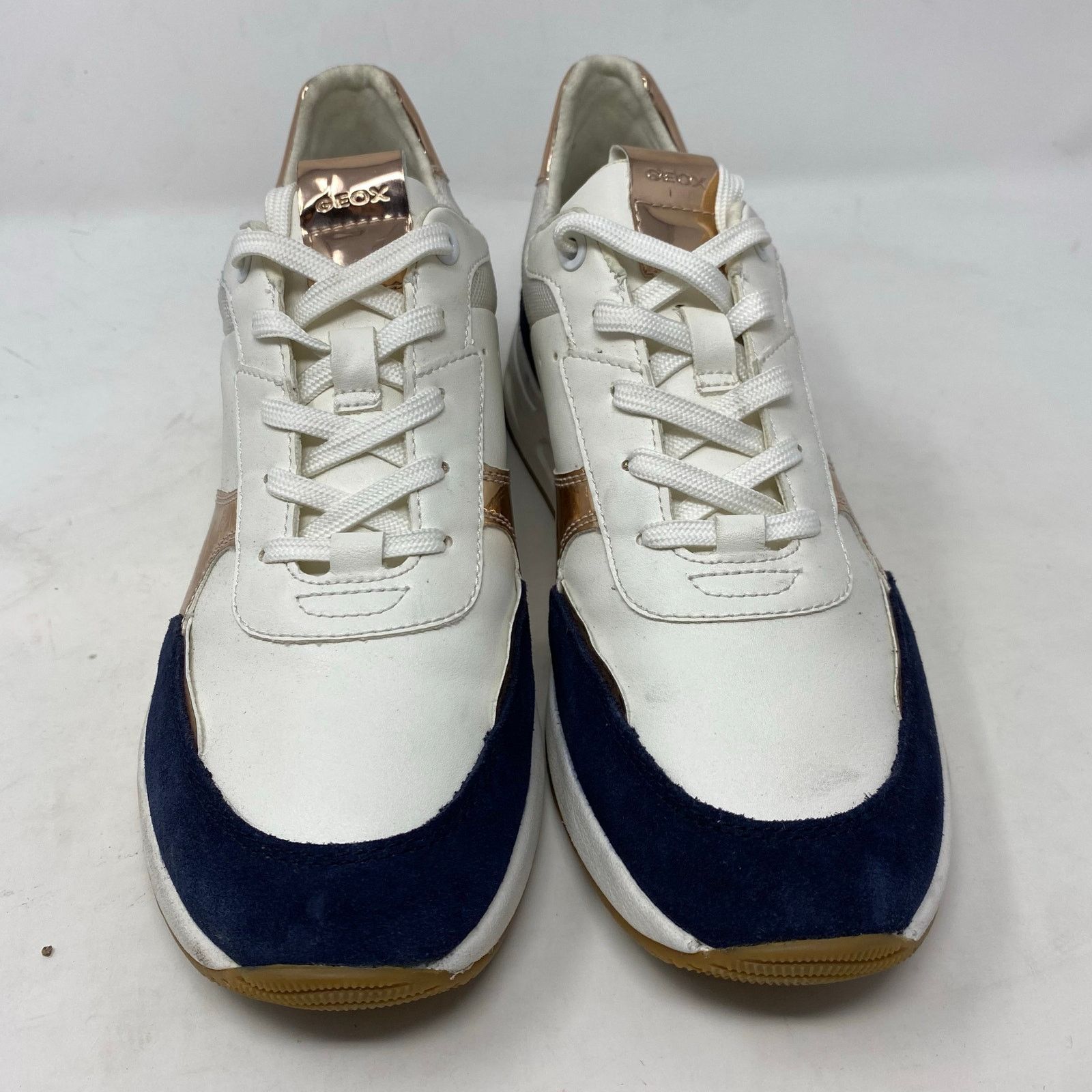 Geox Geox D Bulmya Sneaker White Trainners Shoes Womens Size 8 Size US 8 / IT 38 - 3 Thumbnail