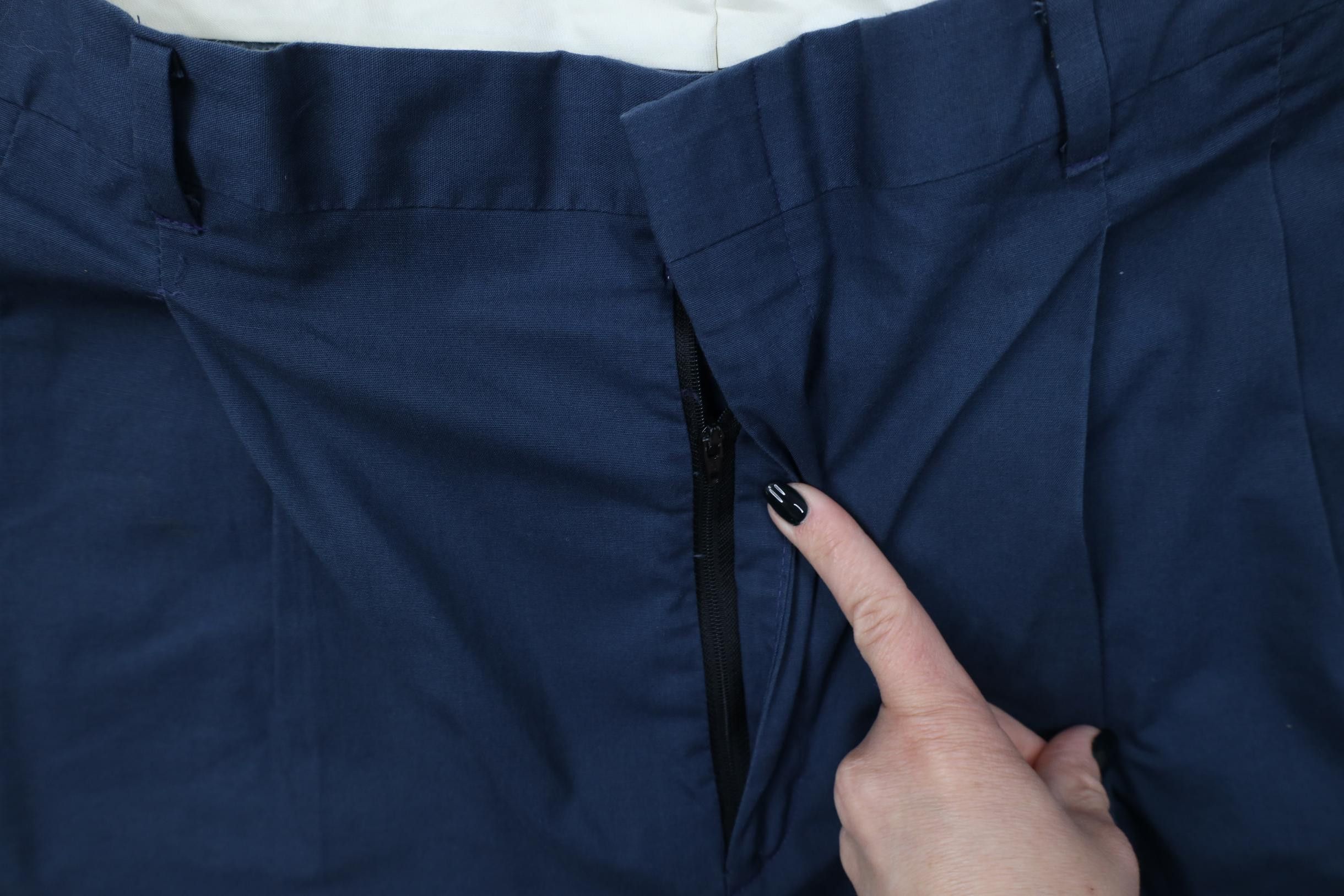 Vintage Vintage 90s Streetwear Wide Leg Chino Pants Trousers Blue Size US 40 / EU 56 - 6 Thumbnail