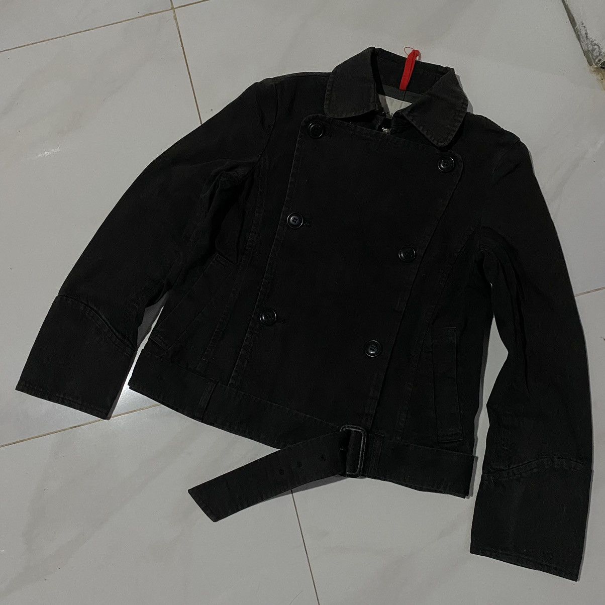 Issey Miyake × Sunao Kuwahara Sunaokuwahara Layered Biker Jacket Size M / US 6-8 / IT 42-44 - 3 Thumbnail