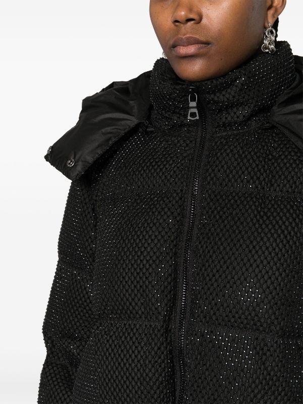 Alice + Olivia alice + olivia Robena crystal-embellished puffer jacket Size S / US 4 / IT 40 - 5 Thumbnail