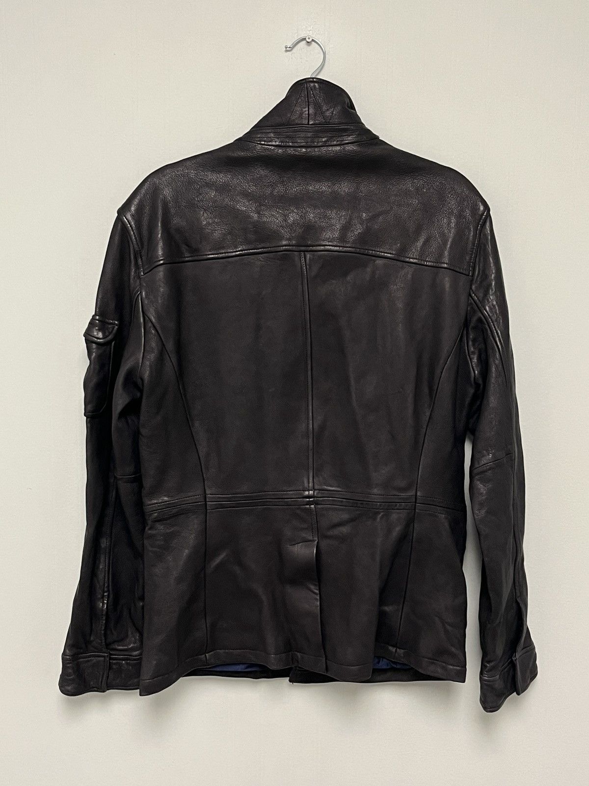 John Varvatos Washed waxed leather jacket. Size EU 50 USA 40 Size US M / EU 48-50 / 2 - 8 Thumbnail