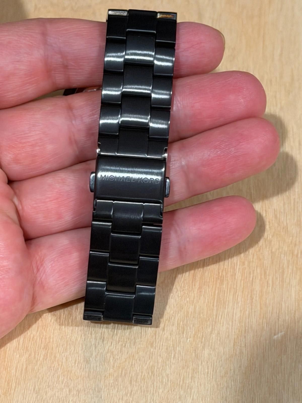Michael Kors MICHAEL KORS MK9135 BLACK DIAL BRACELET BAND MEN WATCH Size ONE SIZE - 5 Thumbnail