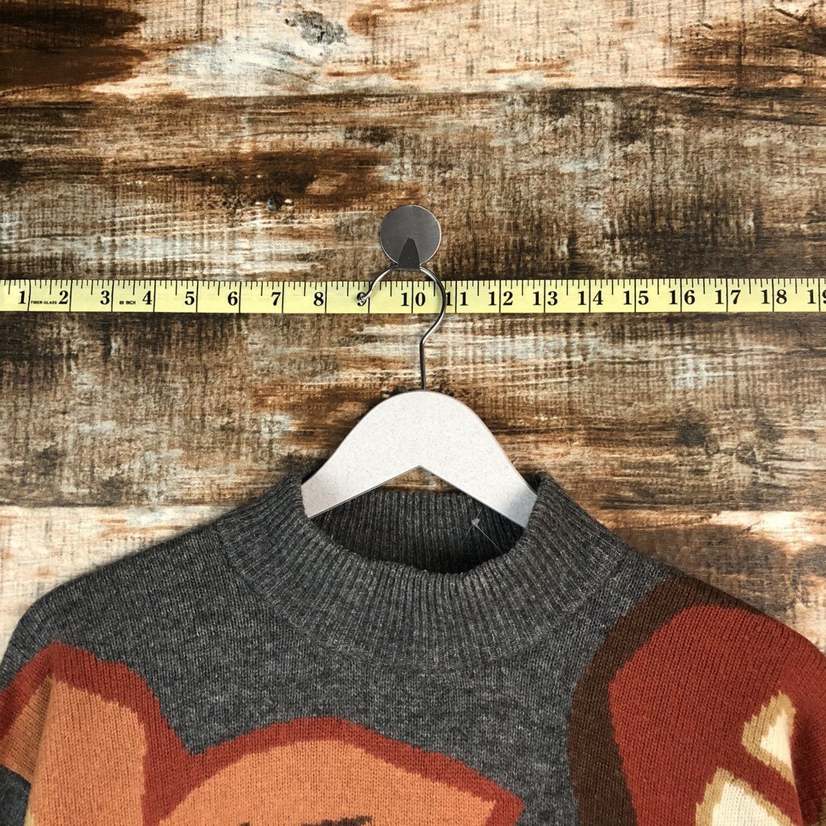 Homespun Knitwear Lui Chantatant Grey Knitwear #A1373 Size XS / US 0-2 / IT 36-38 - 4 Thumbnail