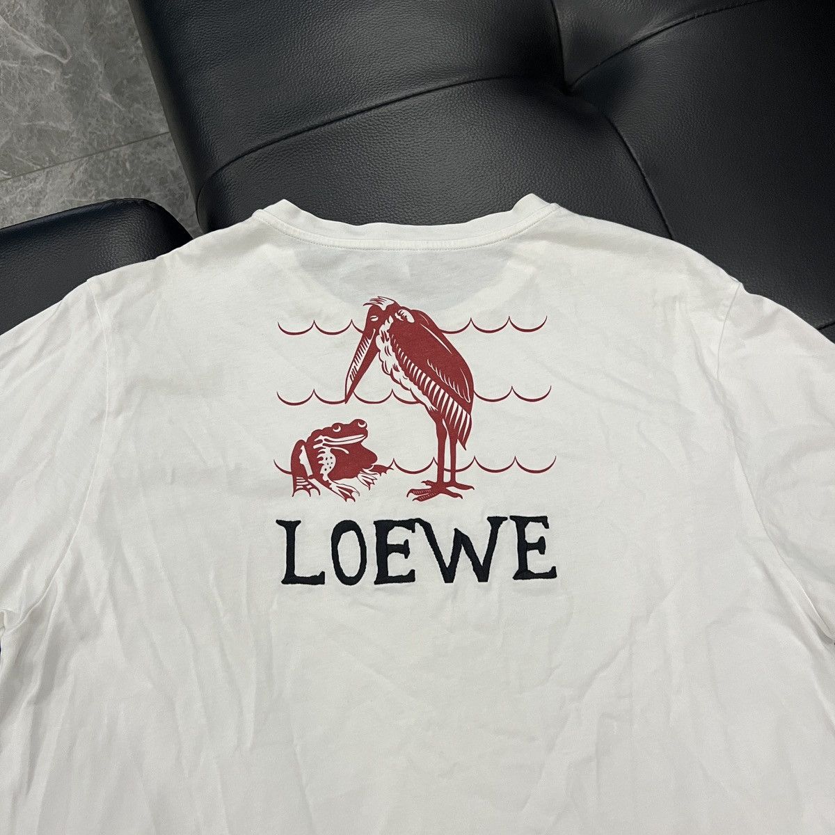 Loewe Loewe Frog & Bird Embroidered Back Logo T-Shirt Size US XL / EU 56 / 4 - 7 Thumbnail