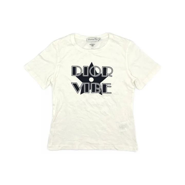 Other Dior Vibe Logo Print Casual T-Shirt for Women 0079-2507 Size XS / US 0-2 / IT 36-38 - 2 Thumbnail