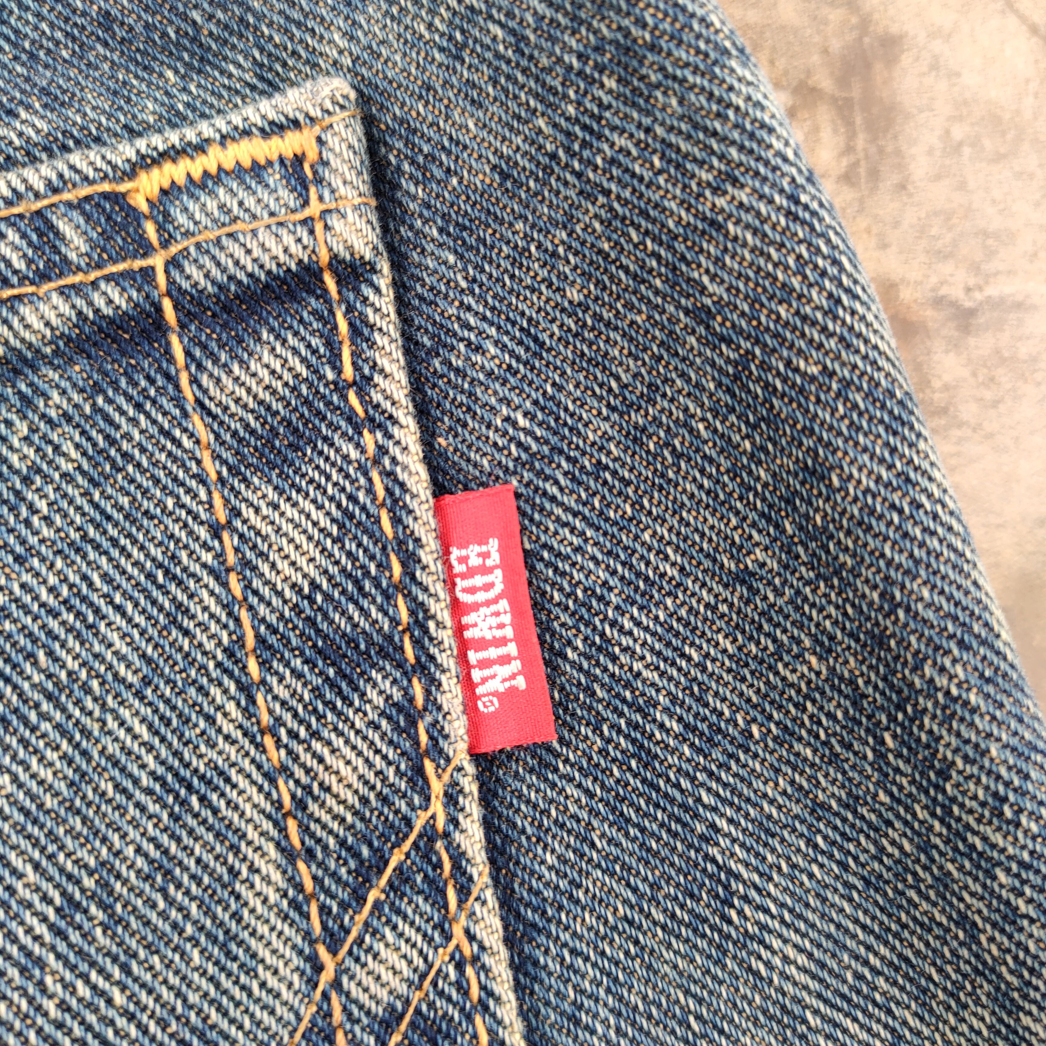 Edwin VINTAGE EDWIN 403 RUSTY FADED RIPPED JEANS DENIM PANTS Size US 32 / EU 48 - 13 Thumbnail