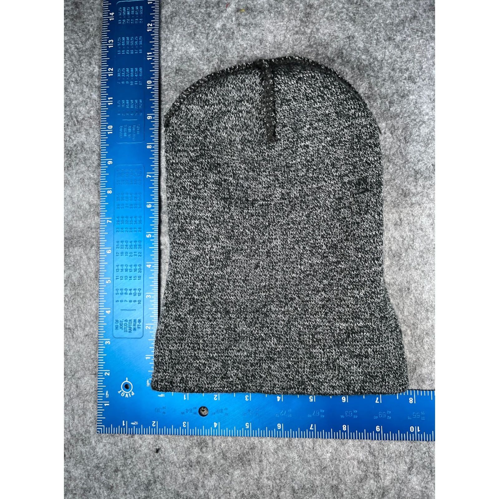 Vintage Toque Beanie Adult One Size Black White Knit 100% Acrylic Ski Snow Outdoors Size ONE SIZE - 4 Thumbnail