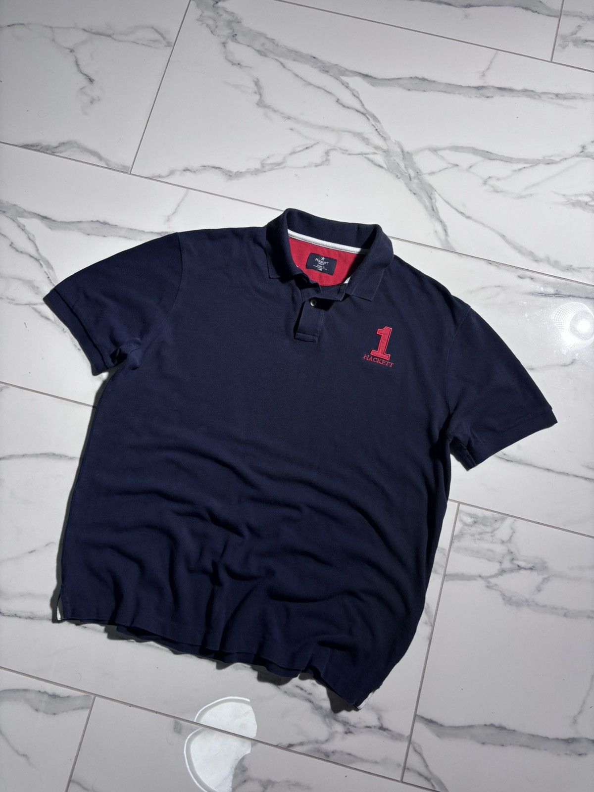 Hackett Vintage Hackett Rugby Polo Tshirt Ralph Lauren Style Y2K Size US L / EU 52-54 / 3 - 1 Thumbnail