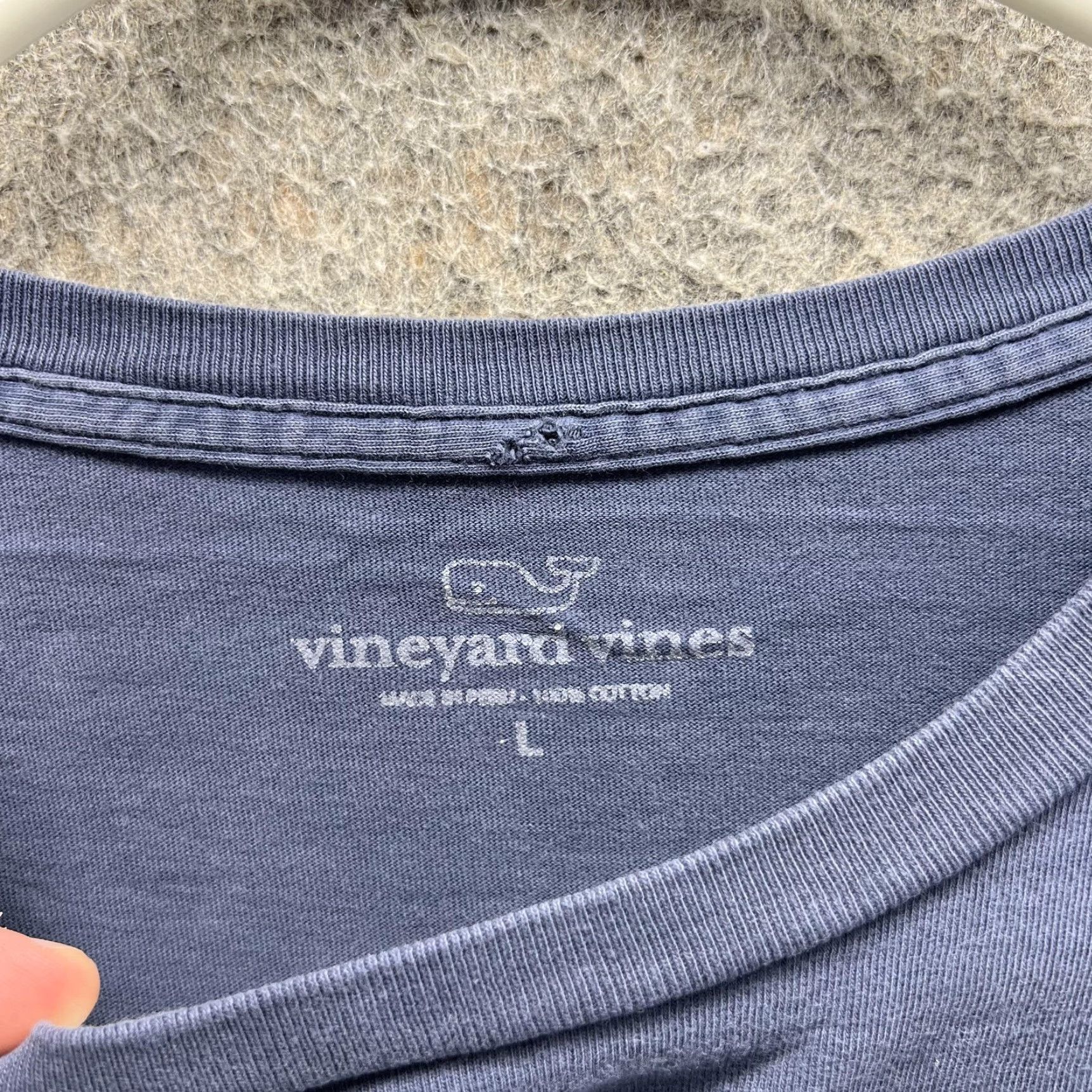 Vineyard Vines Vineyard Vines Shirt Mens Large Blue Pocket Boat Graphic USA Flag Tee Vintage Size US L / EU 52-54 / 3 - 6 Thumbnail