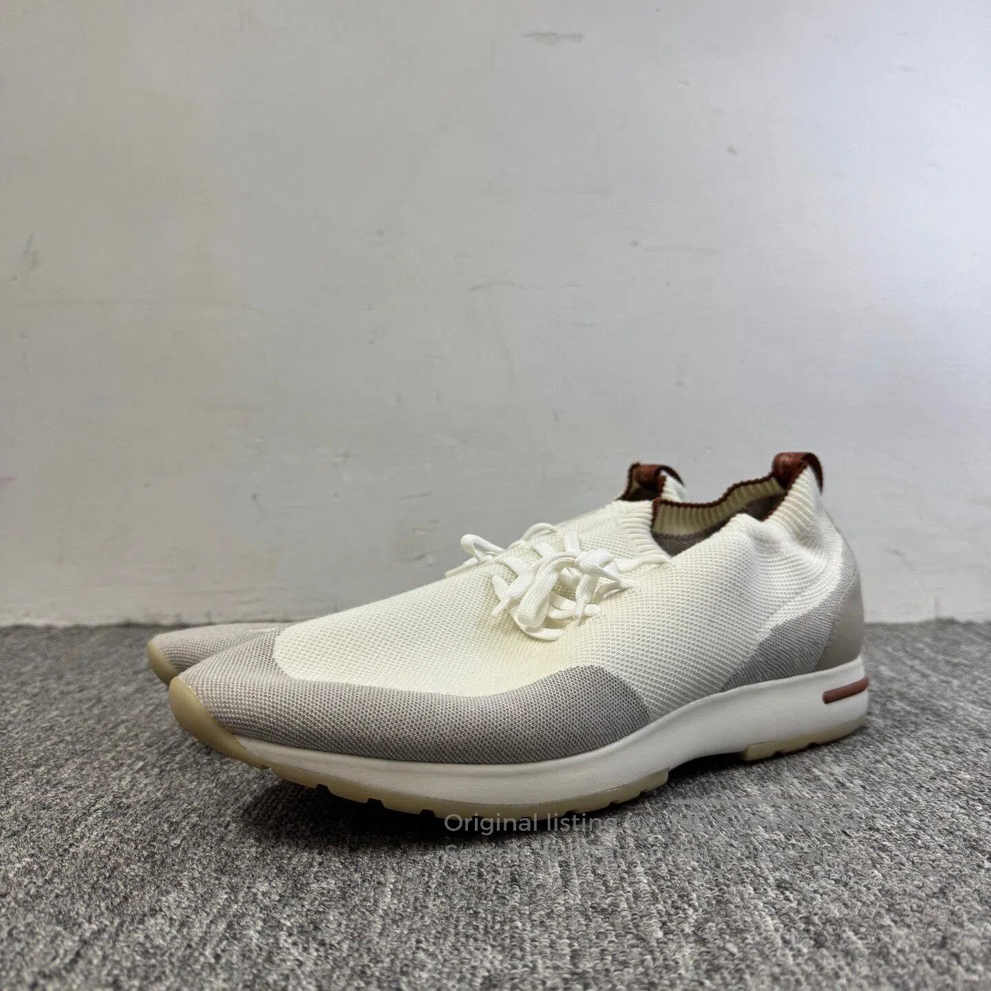 Loro Piana LORO PIANA 360 Lp Flexy Walk Wool Knit Sports Shoes| Size US 14 / EU 47 - 1 Thumbnail