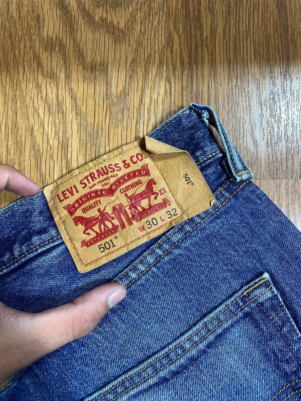 Levi's Levi’s 501 blue jeans Size US 30 / EU 46 - 3 Thumbnail
