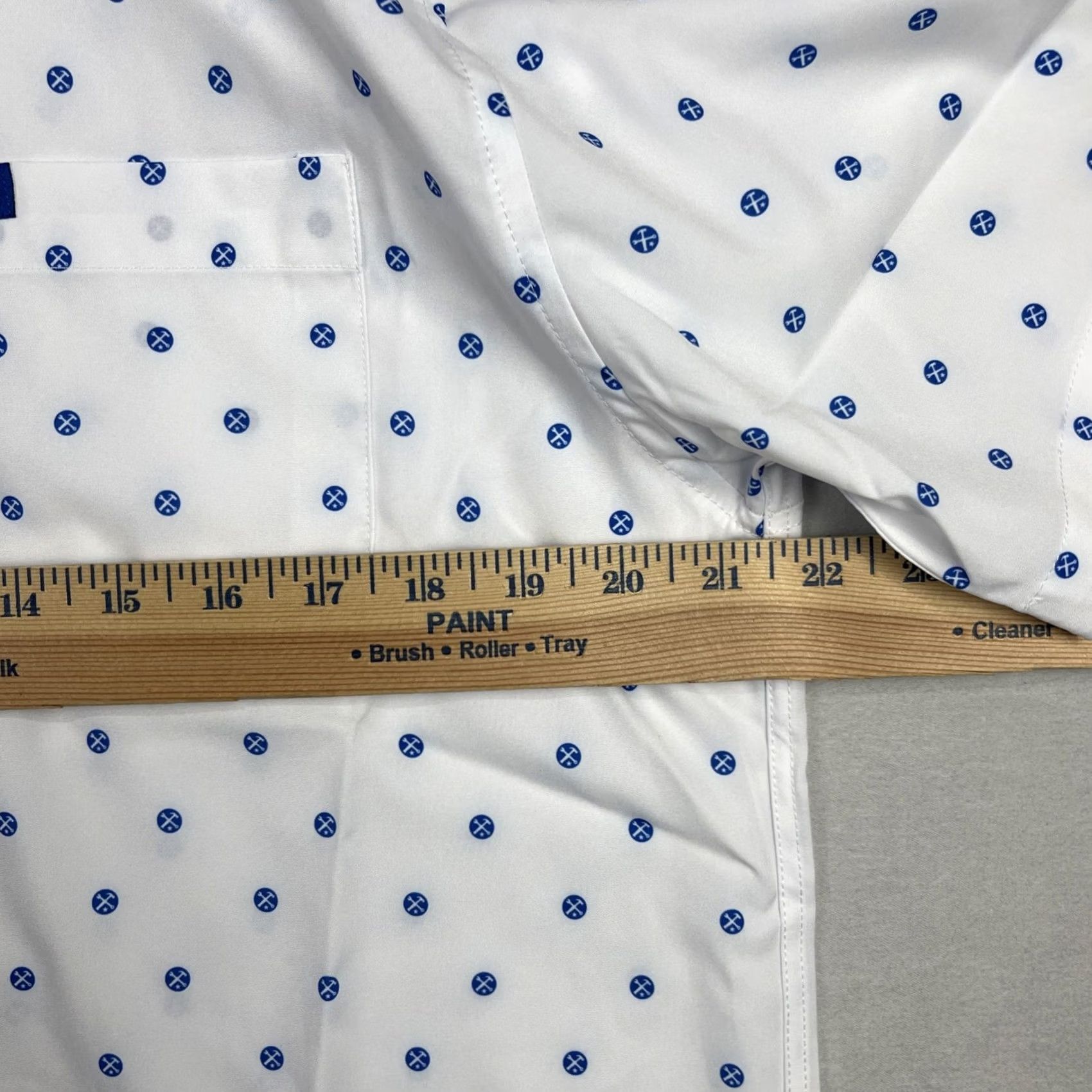 Vintage Dixxon Shirt Mens Medium White Blue Polkacide D-lite Button Down Short Sleeve Polka Dot Casual Workwear Button-Down Mens Size US M / EU 48-50 / 2 - 7 Thumbnail