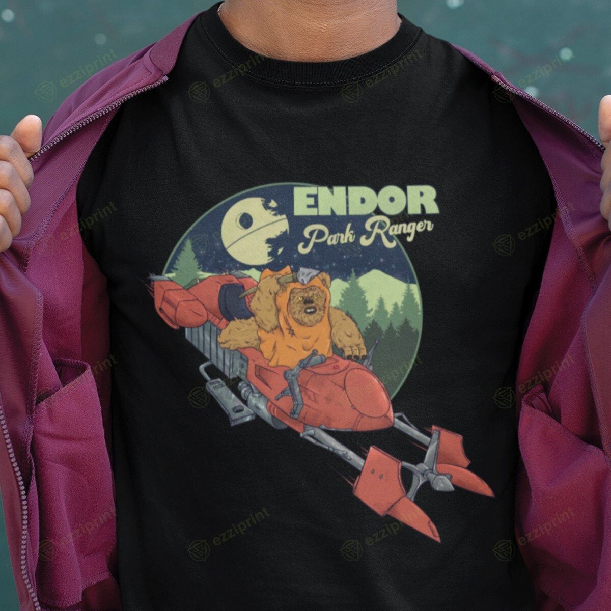 The Unbranded Brand Endor Park Ranger Star Wars T-Shirt Size US L / EU 52-54 / 3 - 1 Thumbnail