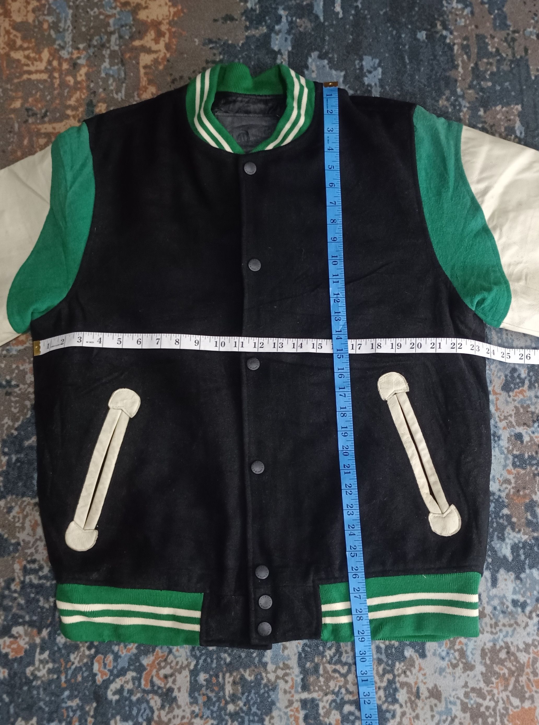 MasterPiece Vintage Masterpiece Varsity Jacket Leather Sleeve Size US XL / EU 56 / 4 - 16 Thumbnail