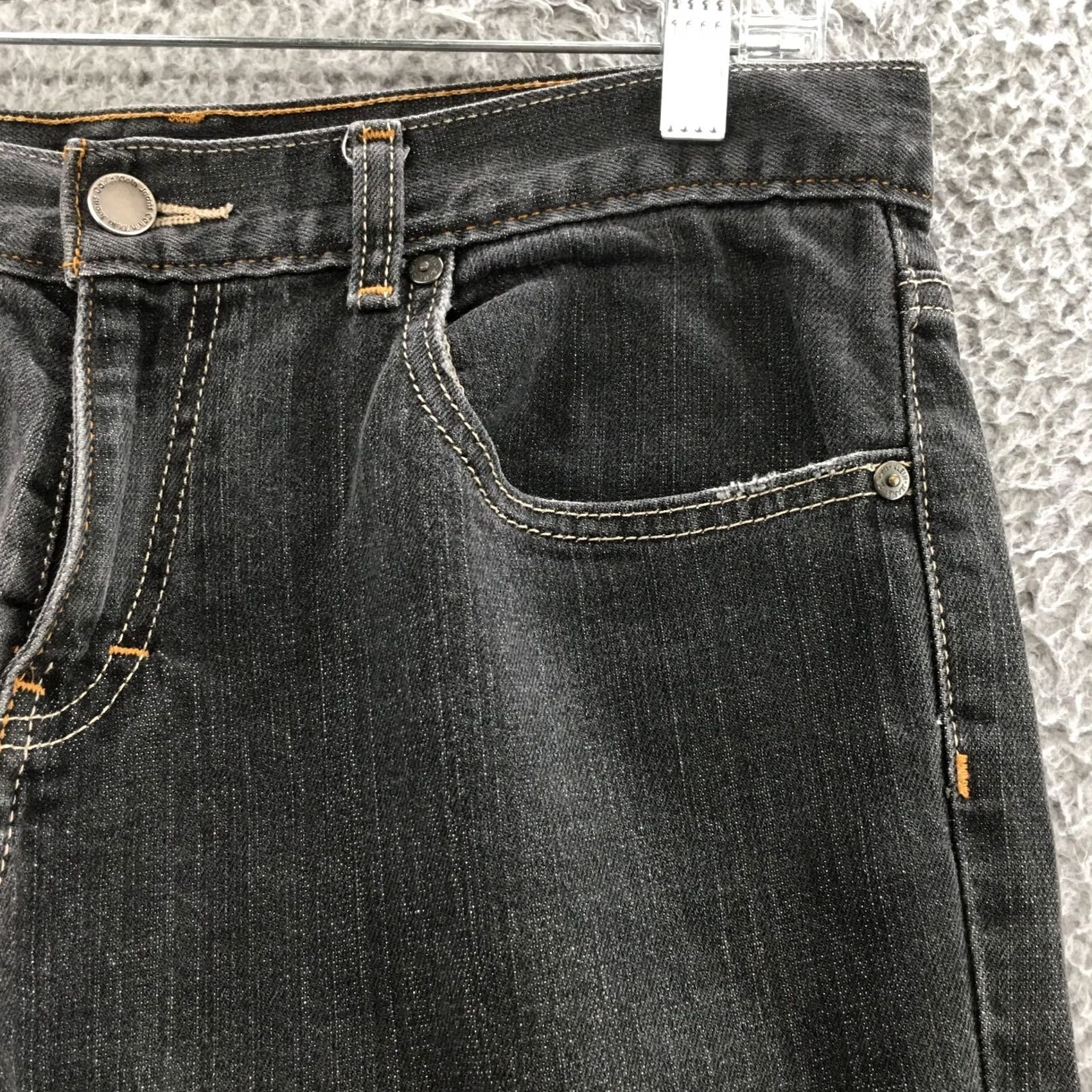 Calvin Klein Calvin Klein Capri Bootcut Jeans Womens 10 Black Cotton Blend Denim 5-Pocket Regular Stretch Modern Classic Womens Size 32" / US 10 / IT 46 - 5 Thumbnail