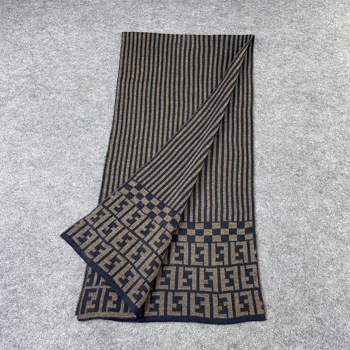 Fendi × Vintage Fendi Scarf / Muffler / Neckwear - T1342 Size ONE SIZE - 4 Thumbnail