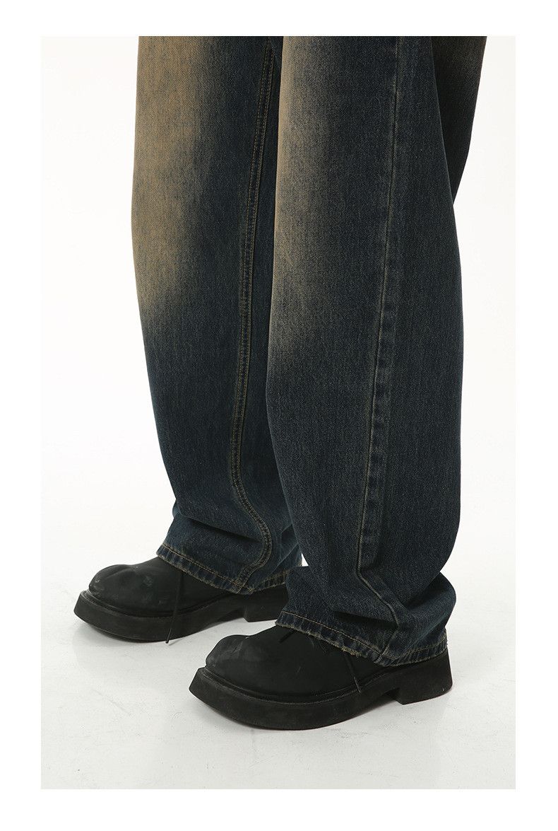 Japanese Brand × Jean Loose wide-leg vintage distressed denim trousers Size US 32 / EU 48 - 6 Thumbnail