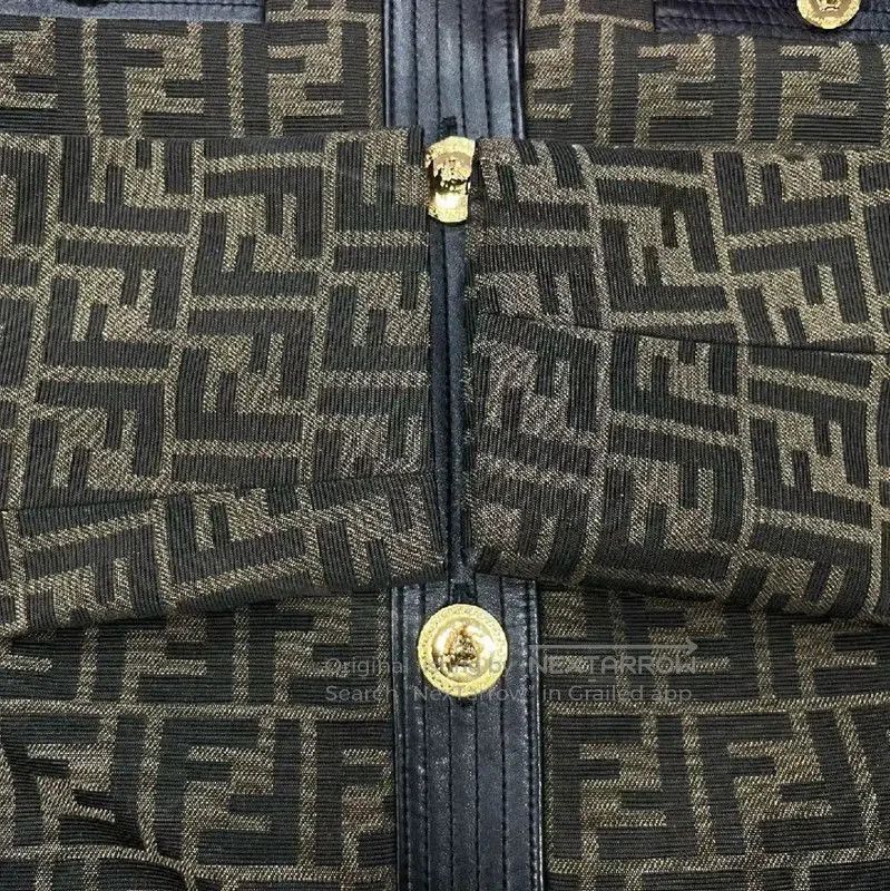 Versace Versace Brown Cotton Women's Jacket . Size M / US 6-8 / IT 42-44 - 7 Thumbnail