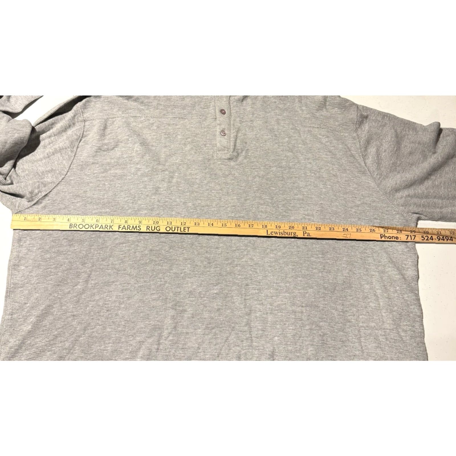 Sean John VINTAGE Sean John Mens Waffle Knit Henley Shirt 3XB Streetwear Hip Hop Dexter Morgan Gray Long Sleeve Cotton Knit T-Shirt Mens Size US XXL / EU 58 / 5 - 5 Thumbnail