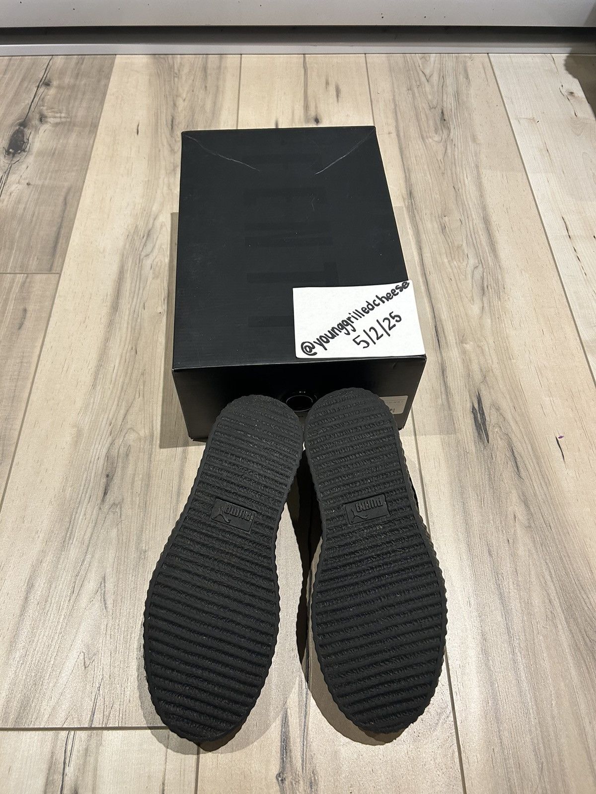 Fenty × Puma Puma Fenty Creeper Black Velvet Size 7 Size US 7 / IT 37 - 10 Thumbnail
