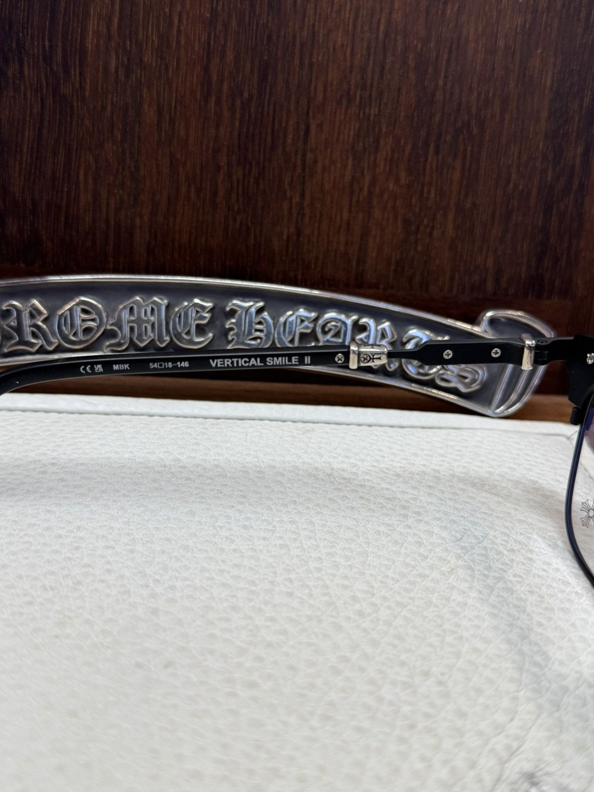 Chrome Hearts Chrome Hearts Vertical Smile II Sunglasses Size ONE SIZE - 9 Thumbnail