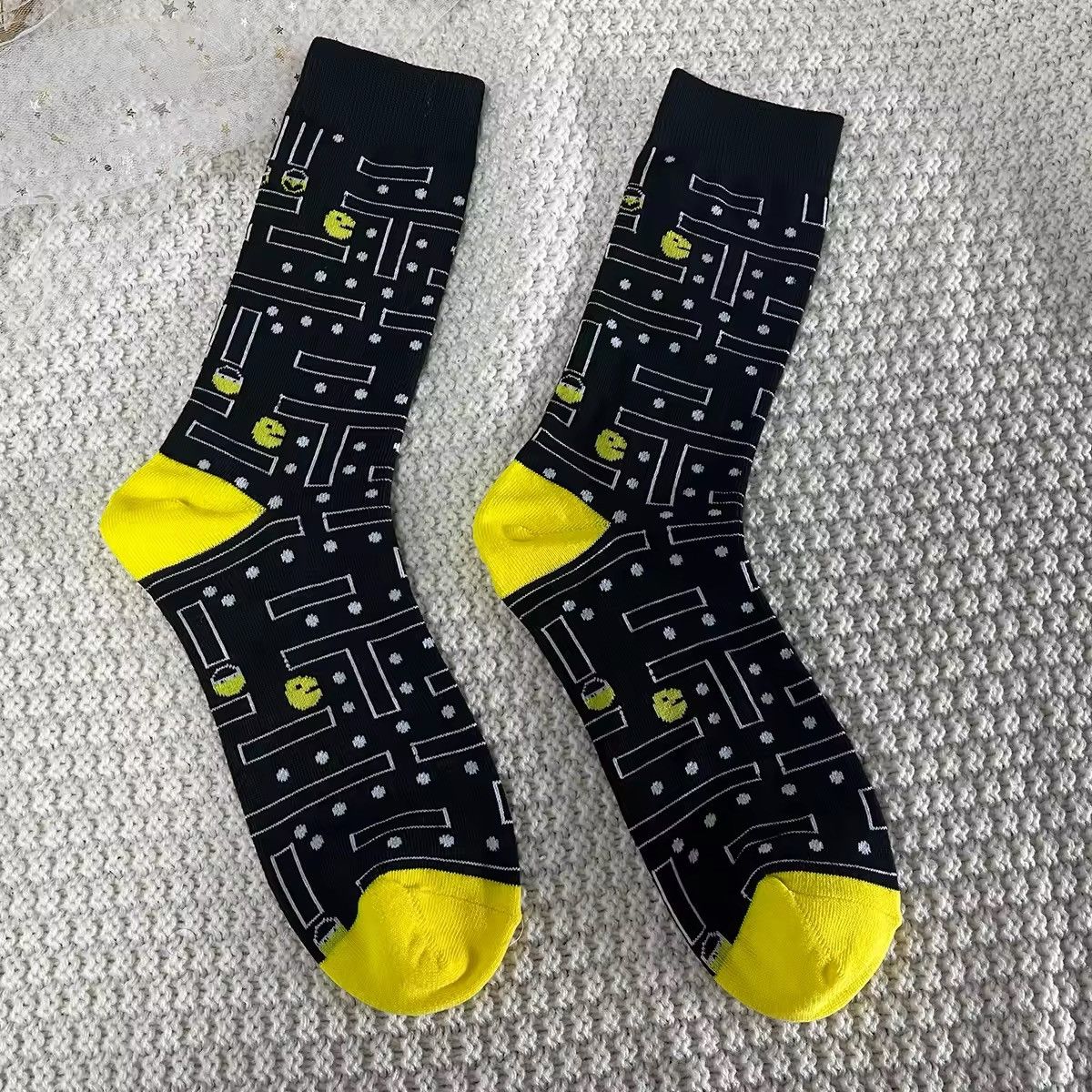 Vintage Unisex Old School Game Sock ( 1 pair ) Size 36 - 1 Thumbnail