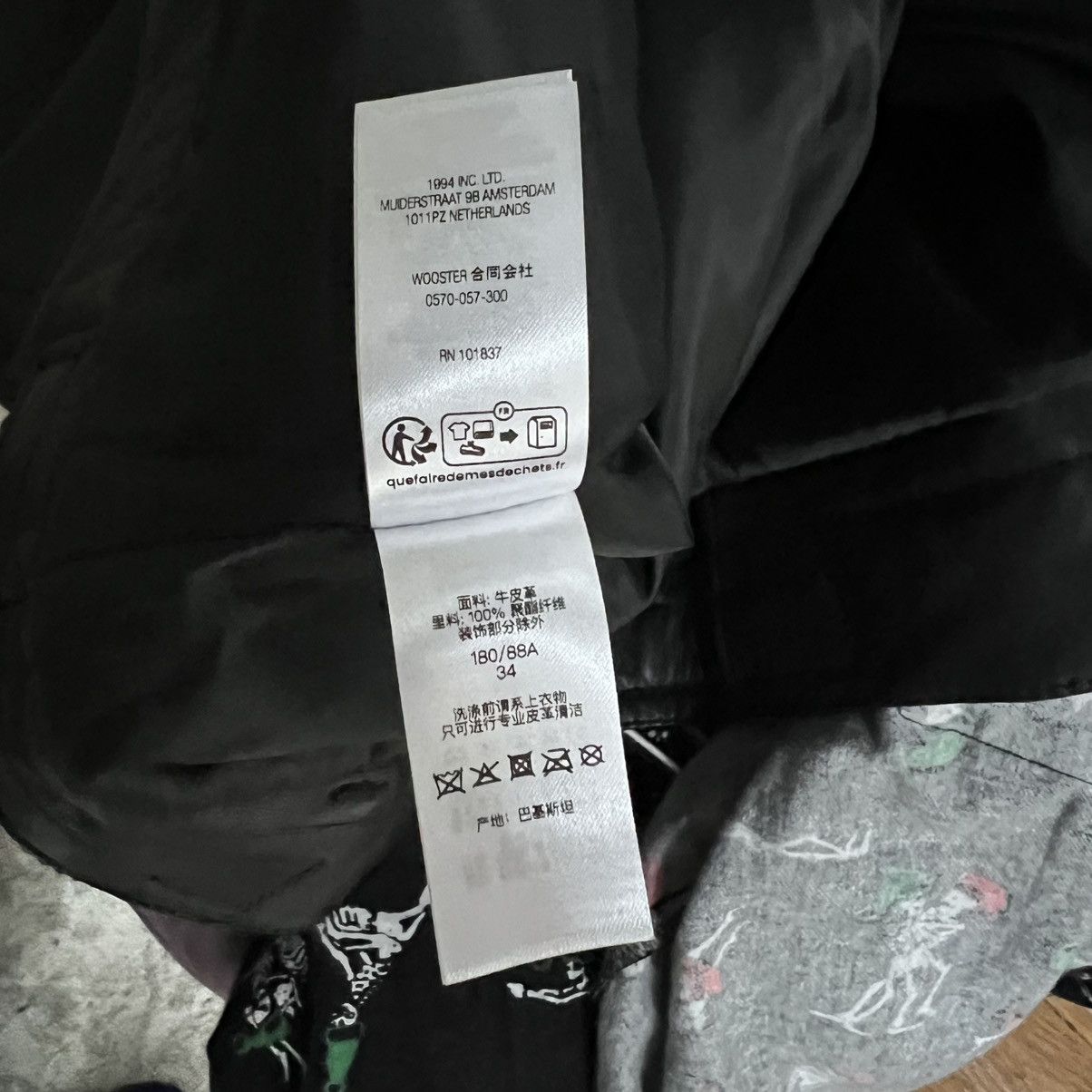 Supreme Supreme Girbaud Shuttle Tape Leather Cargo Pant Black 34 L Size US 34 / EU 50 - 12 Thumbnail