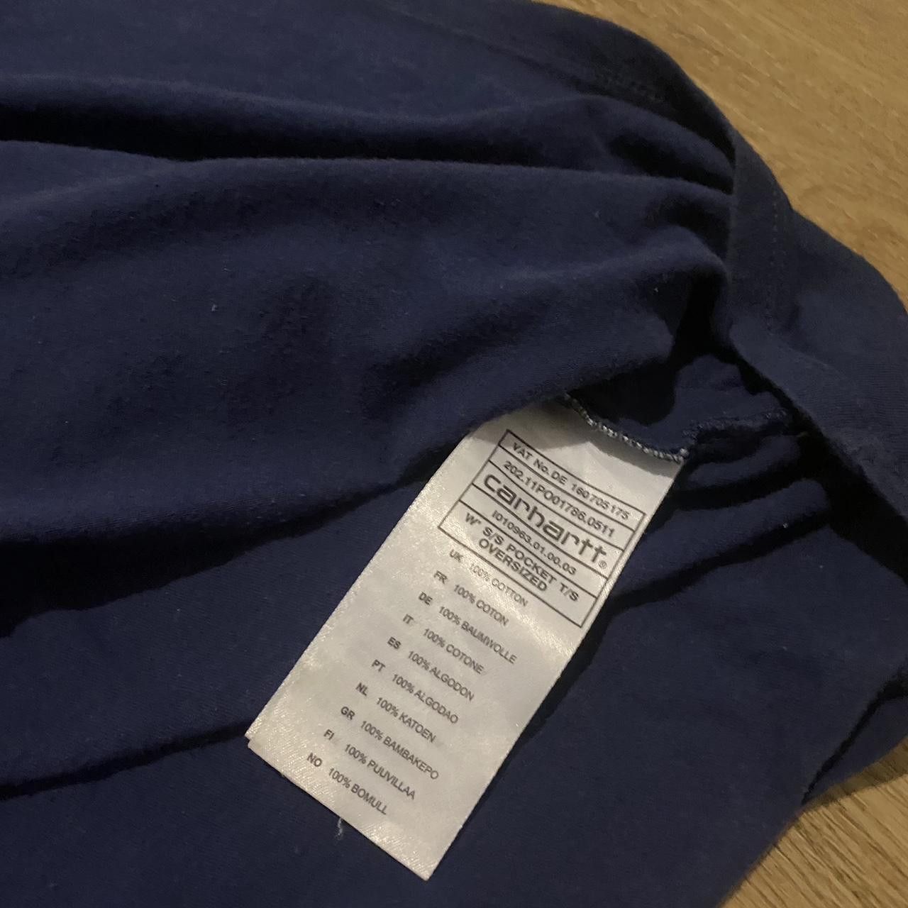 Carhartt Navy blue Carhartt pocket tee Streetwear Workwear Size US M / EU 48-50 / 2 - 5 Thumbnail