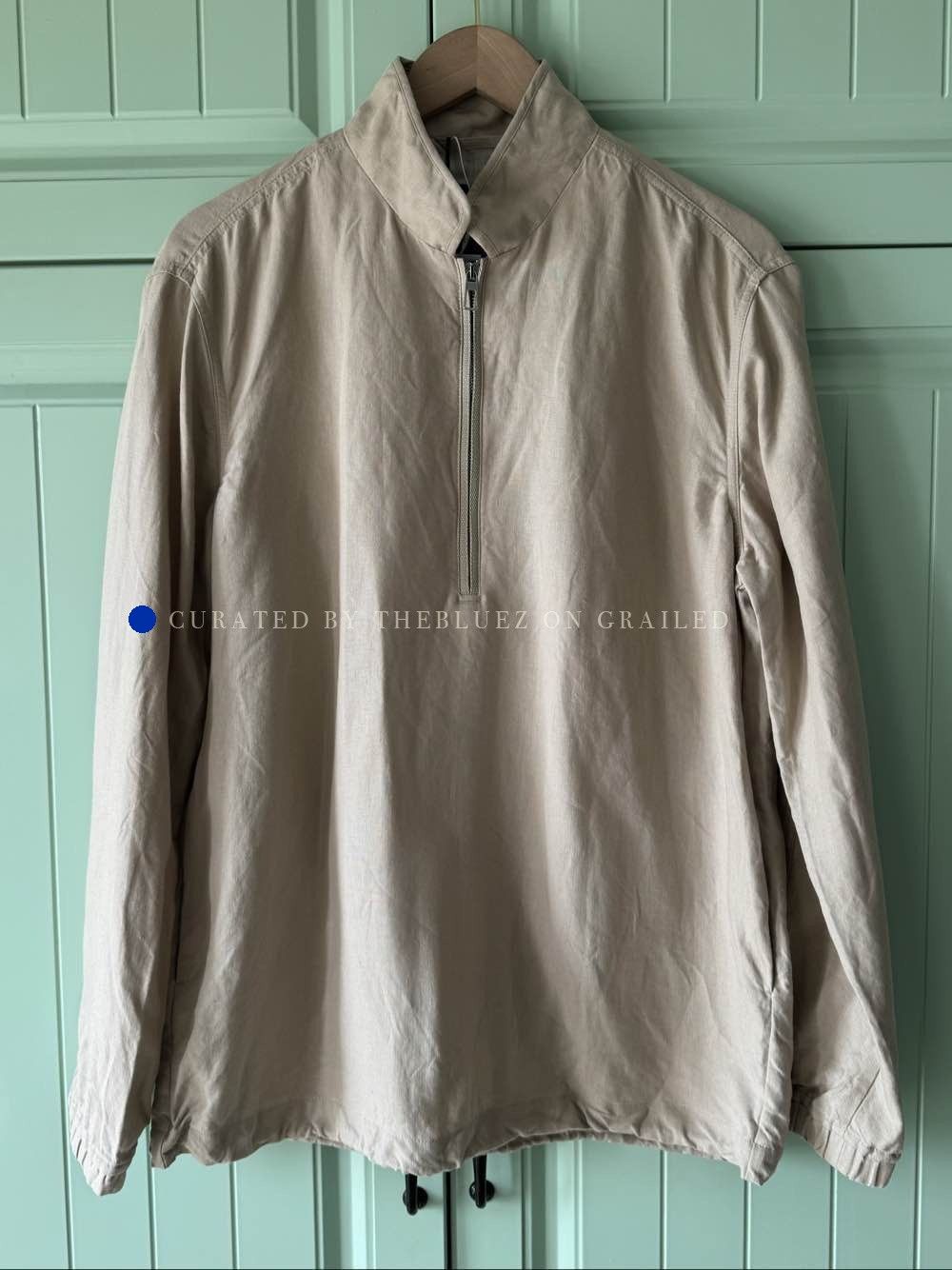 Loro Piana Beige Long Sleeve Zip Neck Shirt Size M Size US M / EU 48-50 / 2 - 1 Thumbnail