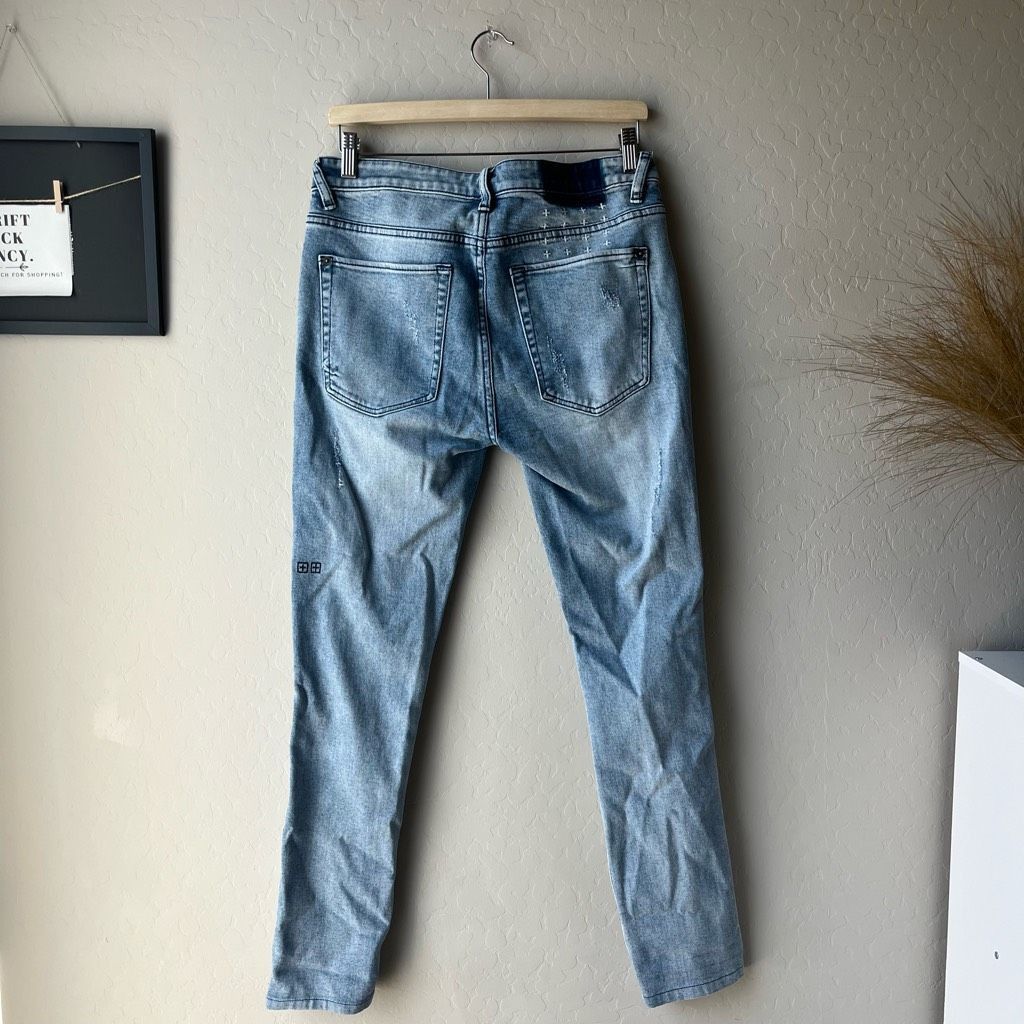 Ksubi Ksubi Van Winkle Trashed Dreams Distressed Mid Rise Skinny J Size US 32 / EU 48 - 8 Thumbnail
