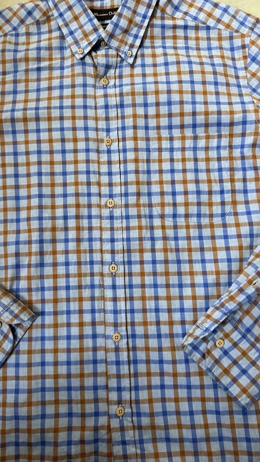 Massimo Dutti MASSIMO DUTTI CHECKERED SHIRT Size US M / EU 48-50 / 2 - 2 Thumbnail