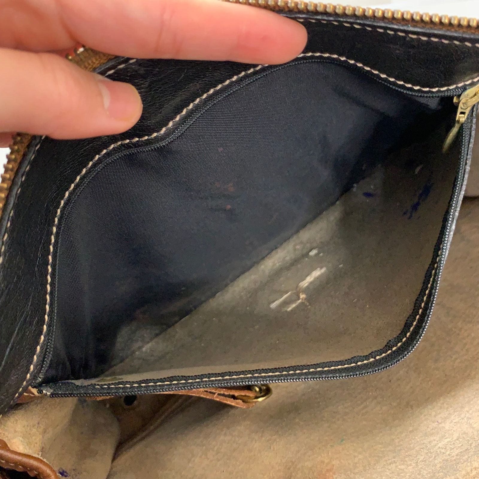 Other Brahmin Women's Crossbody Leather Black Brown Purse Size ONE SIZE - 9 Thumbnail