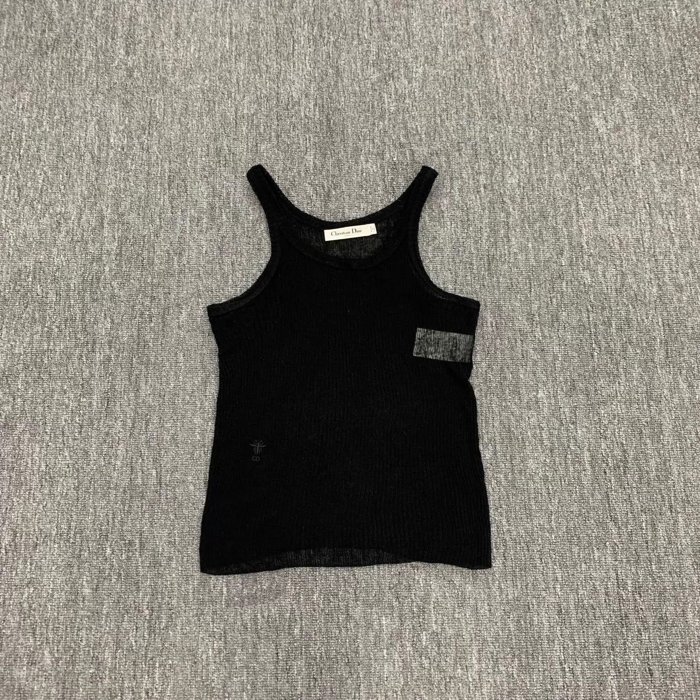 Dior DIOR Black Bee Embroidered Knit Camisole Size 36 95N Size XS / US 0-2 / IT 36-38 - 1 Thumbnail