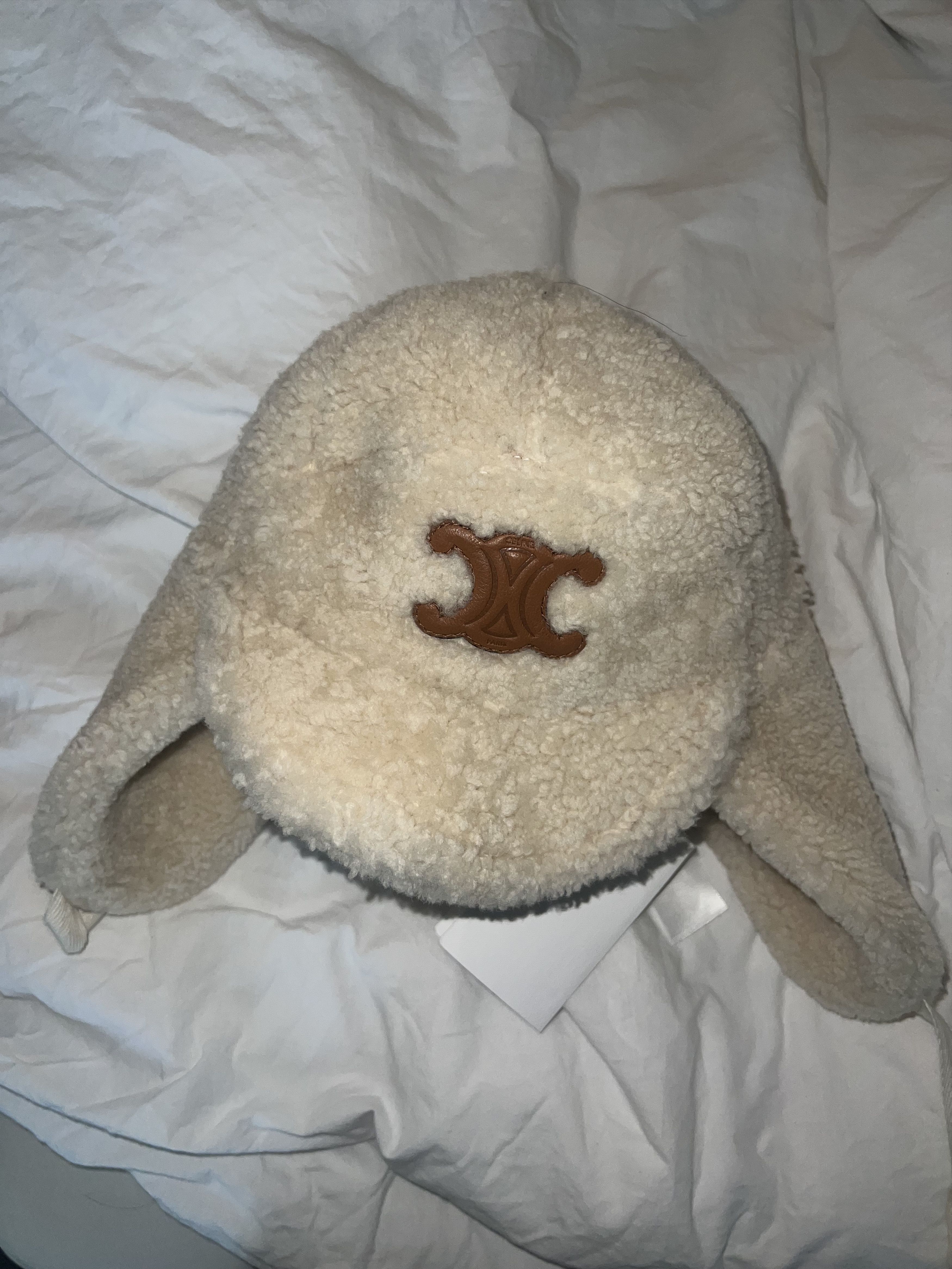 Celine Celine Sherling Hat Size ONE SIZE - 2 Thumbnail