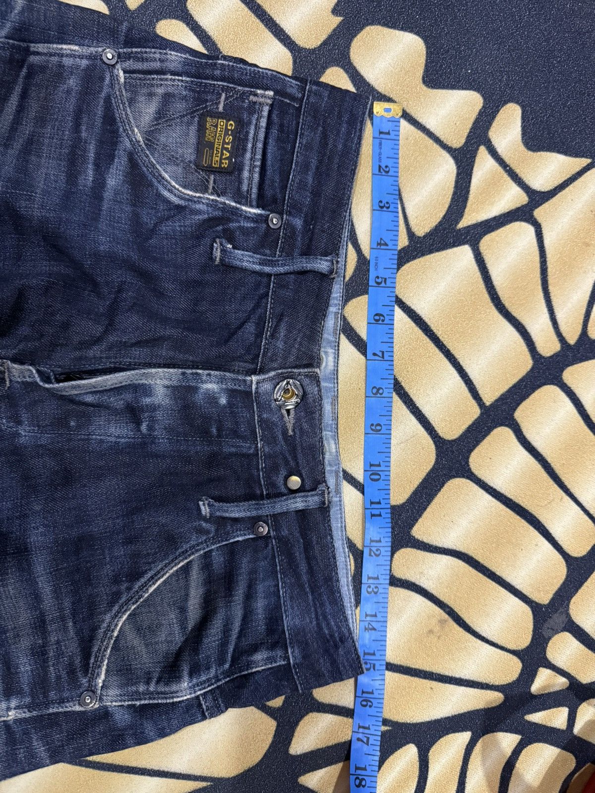 G-Star VINTAGE G STAR RAW DOUBLE KNEE JEAN DENIM PANTS Size US 30 / EU 46 - 14 Thumbnail