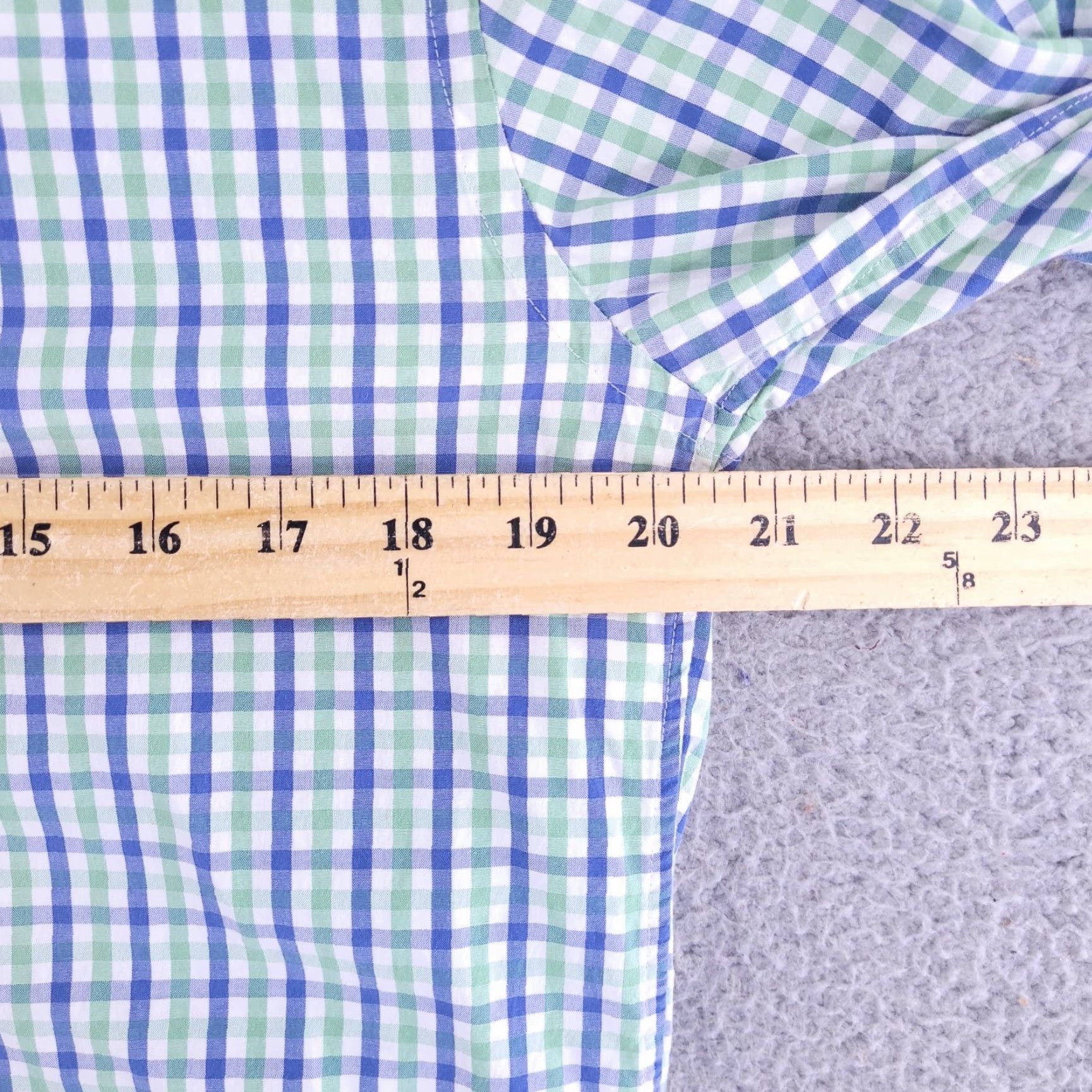 Vineyard Vines Vineyard Vines Shirt Mens Small Green Check Casual Whale Cotton Long Sleeve Size US S / EU 44-46 / 1 - 5 Thumbnail