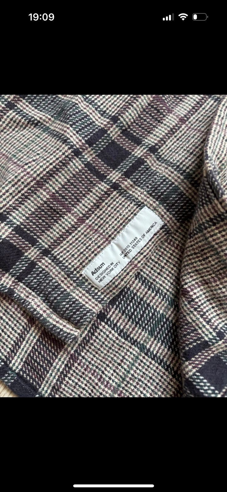 Adsum ADSUM NYC CLASSIC PLAID OVERSHIRT mens XL Size US XL / EU 56 / 4 - 2 Thumbnail