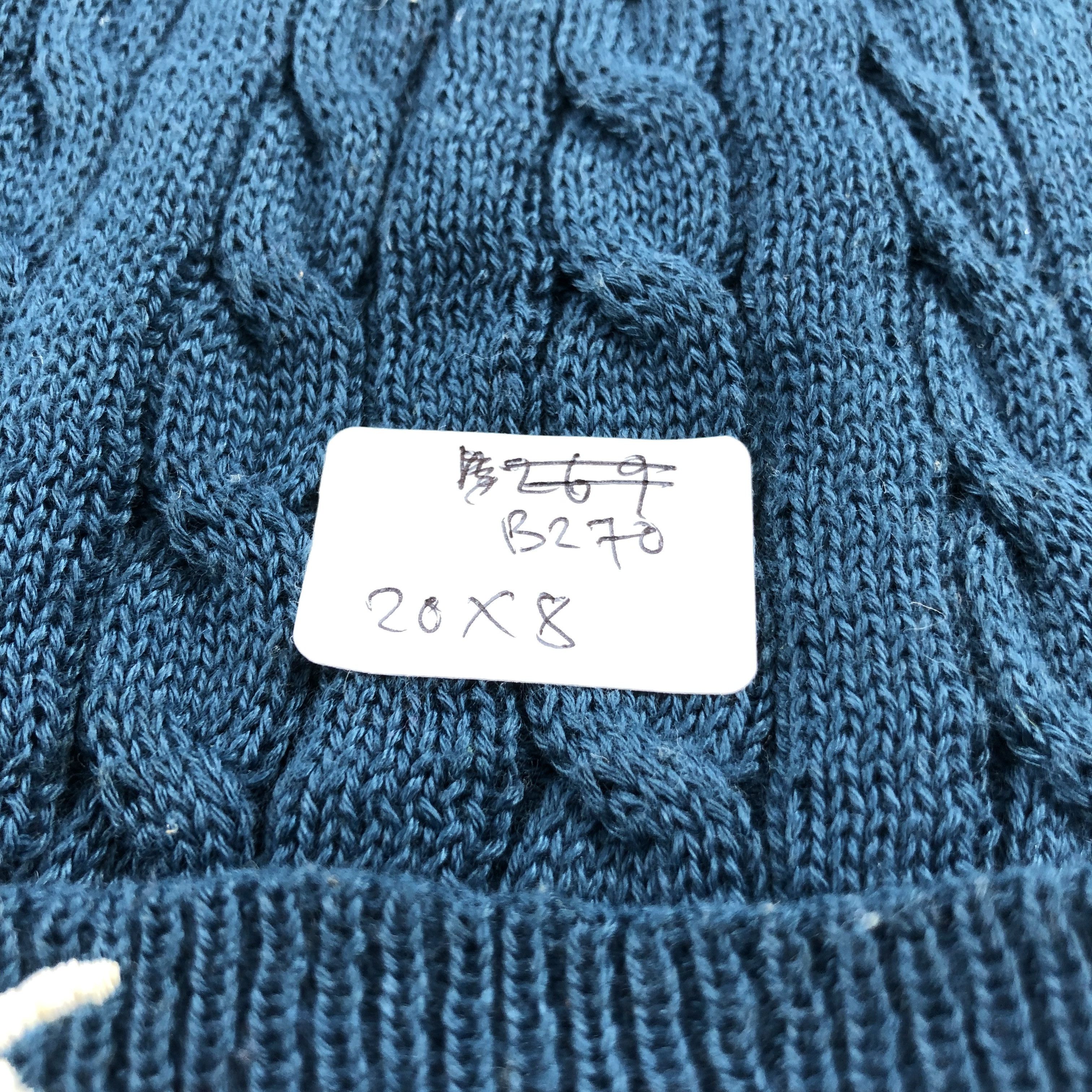 Vintage Unknown Cable Knit Beanie Snowcap Snow Hat Winter Hat B270 Size ONE SIZE - 10 Thumbnail