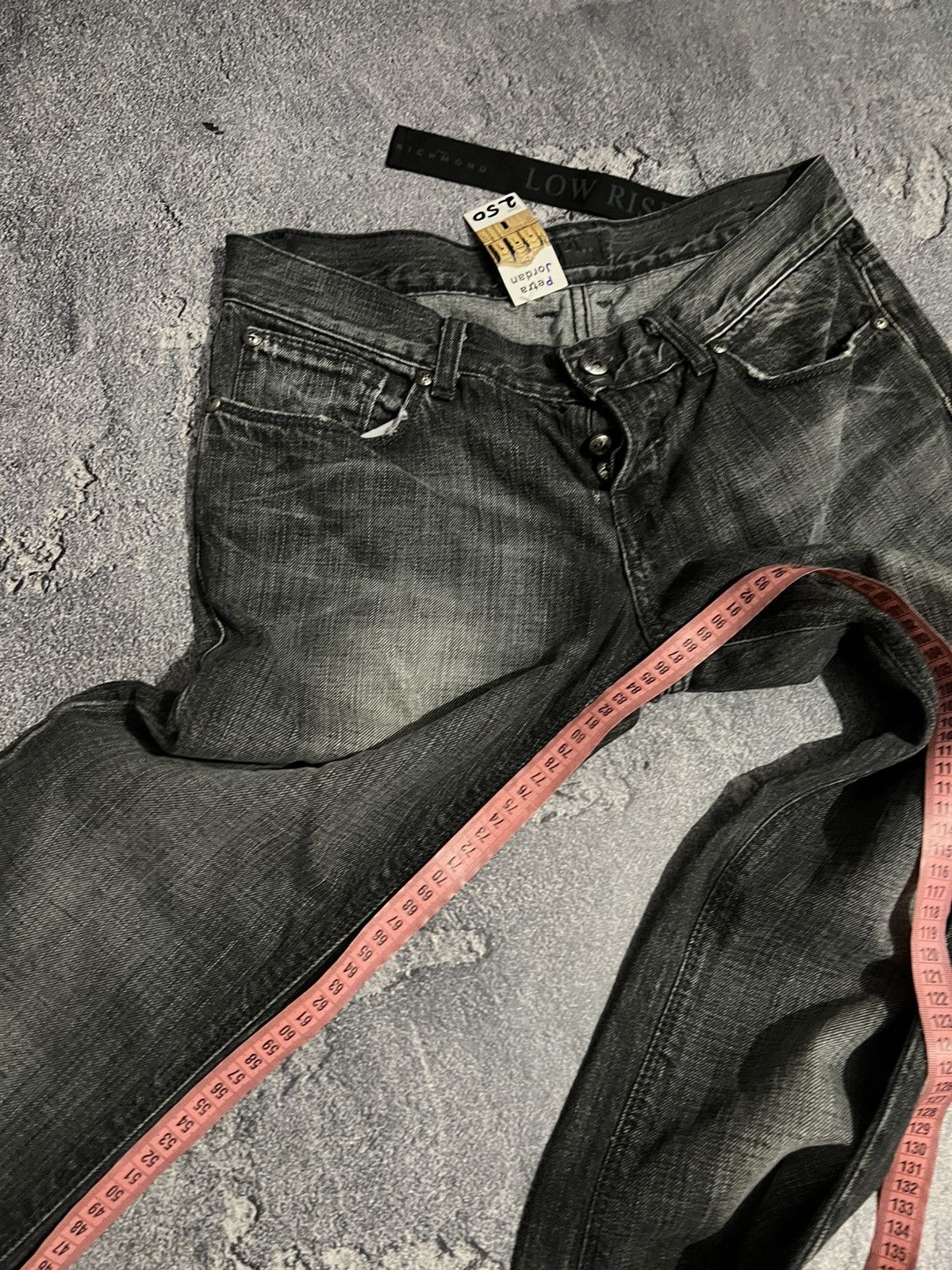 Japanese Brand Intentional Wear Y2K Aesthetic Distressed Skinny Jeans 90 Size US 31 - 10 Thumbnail
