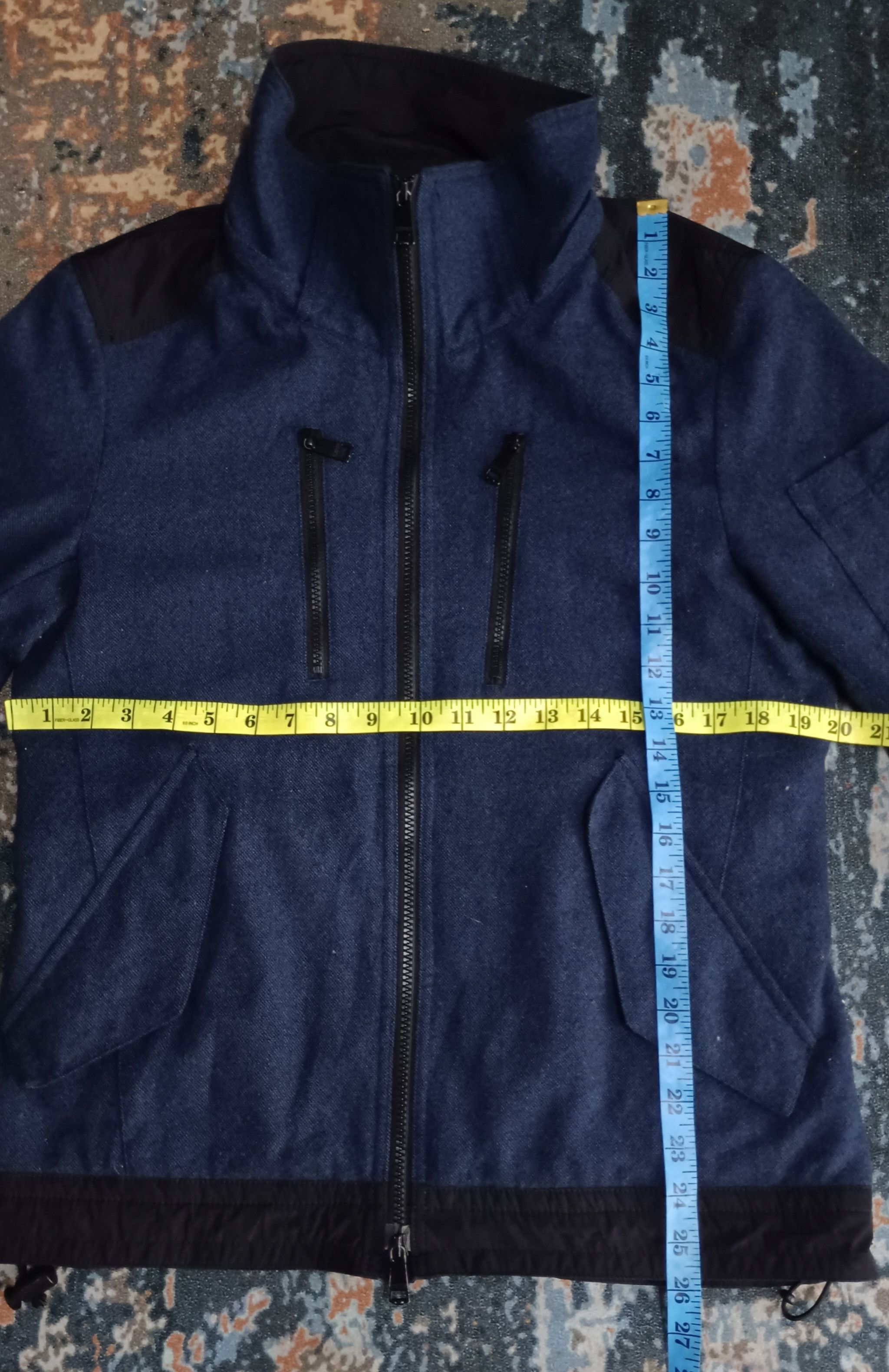 Burberry Burberry Black Label Nova Check Double Zipper Wool Outer Size US L / EU 52-54 / 3 - 20 Thumbnail