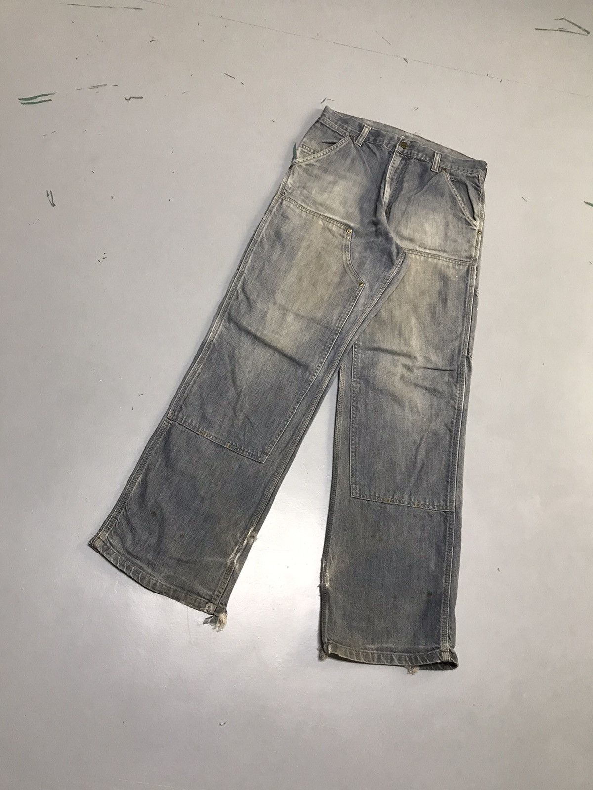 Carhartt Vintage Carhartt faded double knee workwear Size US 30 / EU 46 - 3 Thumbnail