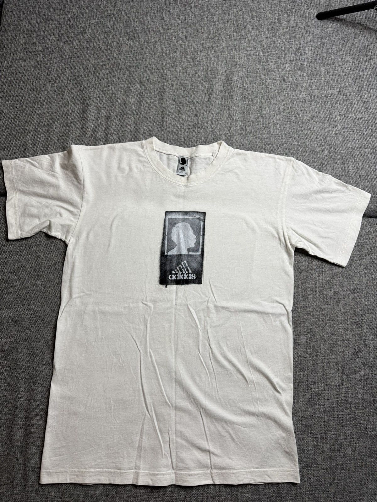 Adidas Vintage Adidas Kobe Two Big Logo white T-Shirt Size US S / EU 44-46 / 1 - 1 Thumbnail