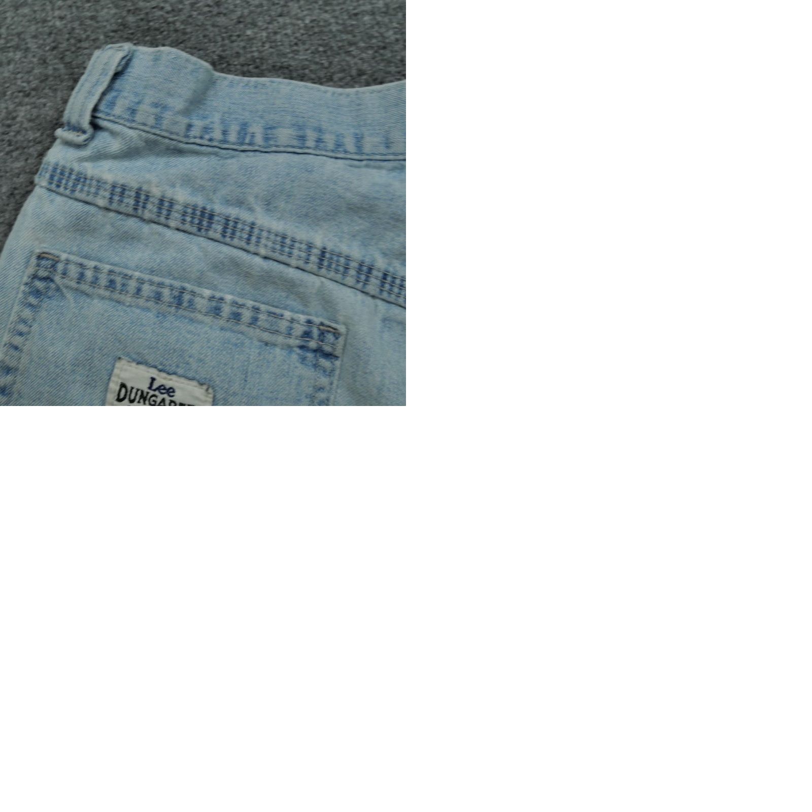 Lee VINTAGE Lee Jeans Shorts Womens 90s Grunge Blue Denim Distressed 32x3 13 Short Seasoned Baggy Casual Women Jeans Shorts Size 24" / US 00 / IT 34 - 10 Thumbnail