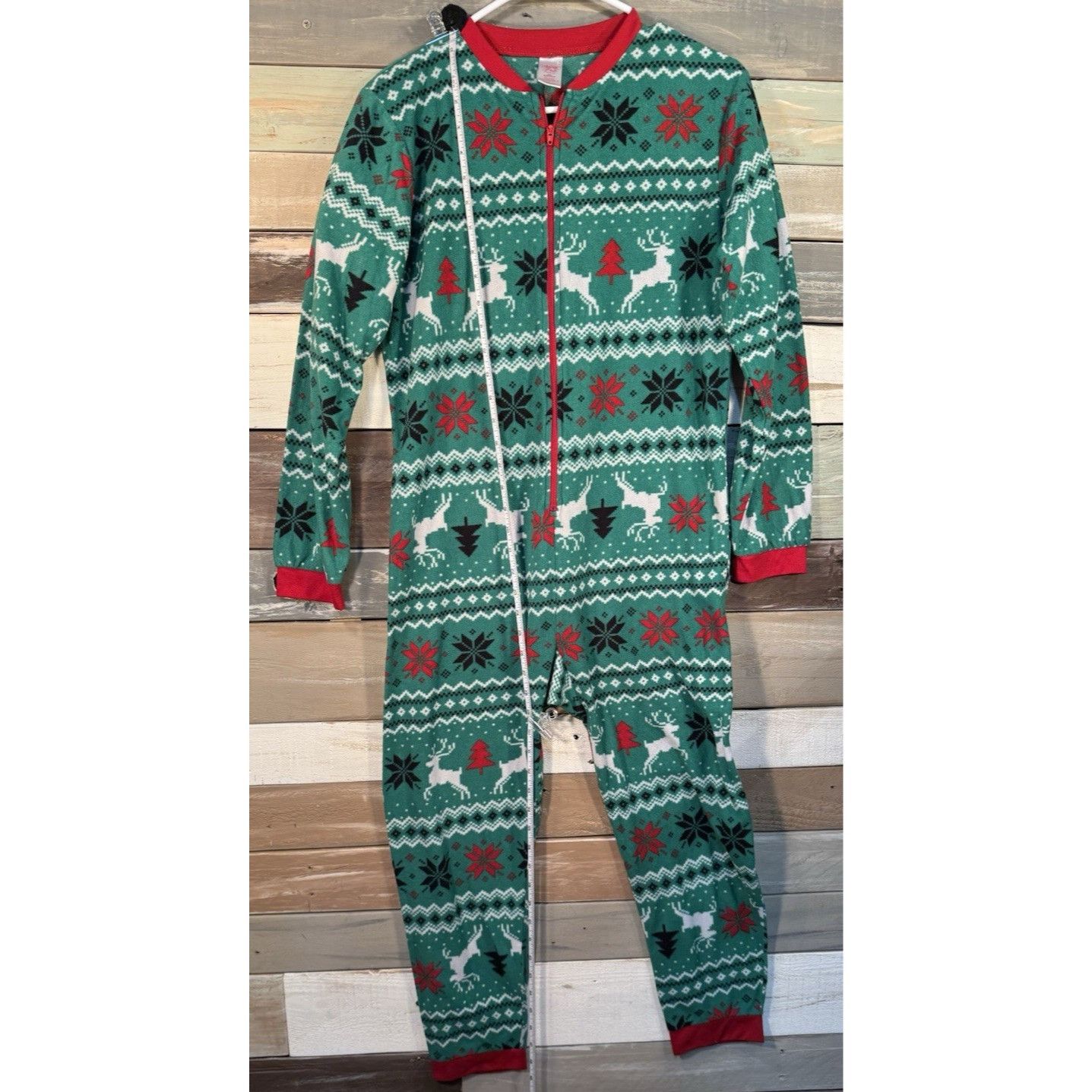 Other NORTH POLE TRADING CO KIDS Sleepwear Fleece One Piece Green Size ONE SIZE - 4 Thumbnail
