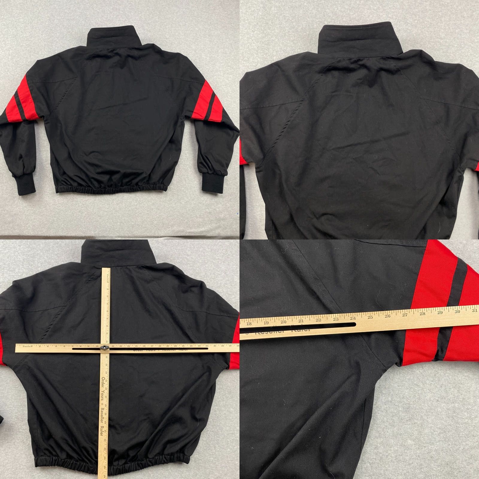Vintage VINTAGE Just Jackets Bomber Jacket Men XL Black Full Zip Snap Lined Nylon Polyester 80s USA Made Size US XL / EU 56 / 4 - 8 Thumbnail