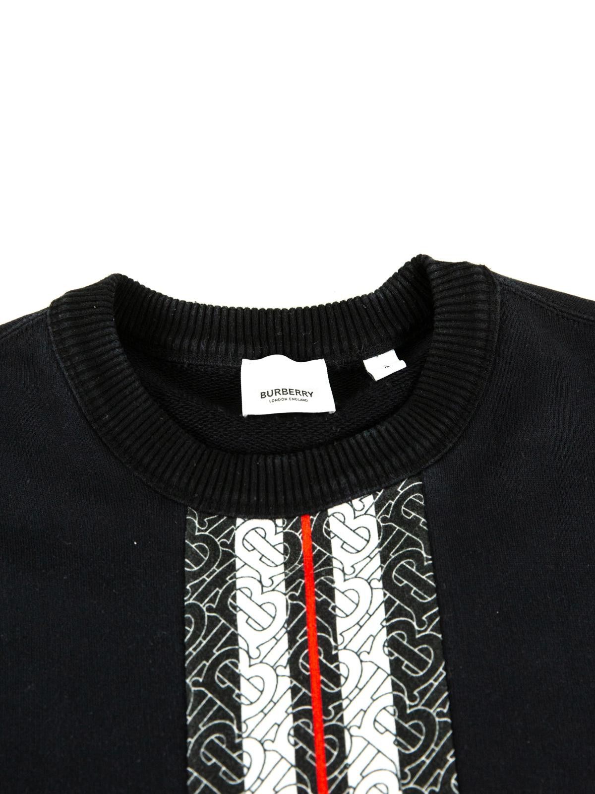 Burberry Burberry TB Monogram Panelled Sweatshirt Size US L / EU 52-54 / 3 - 2 Thumbnail