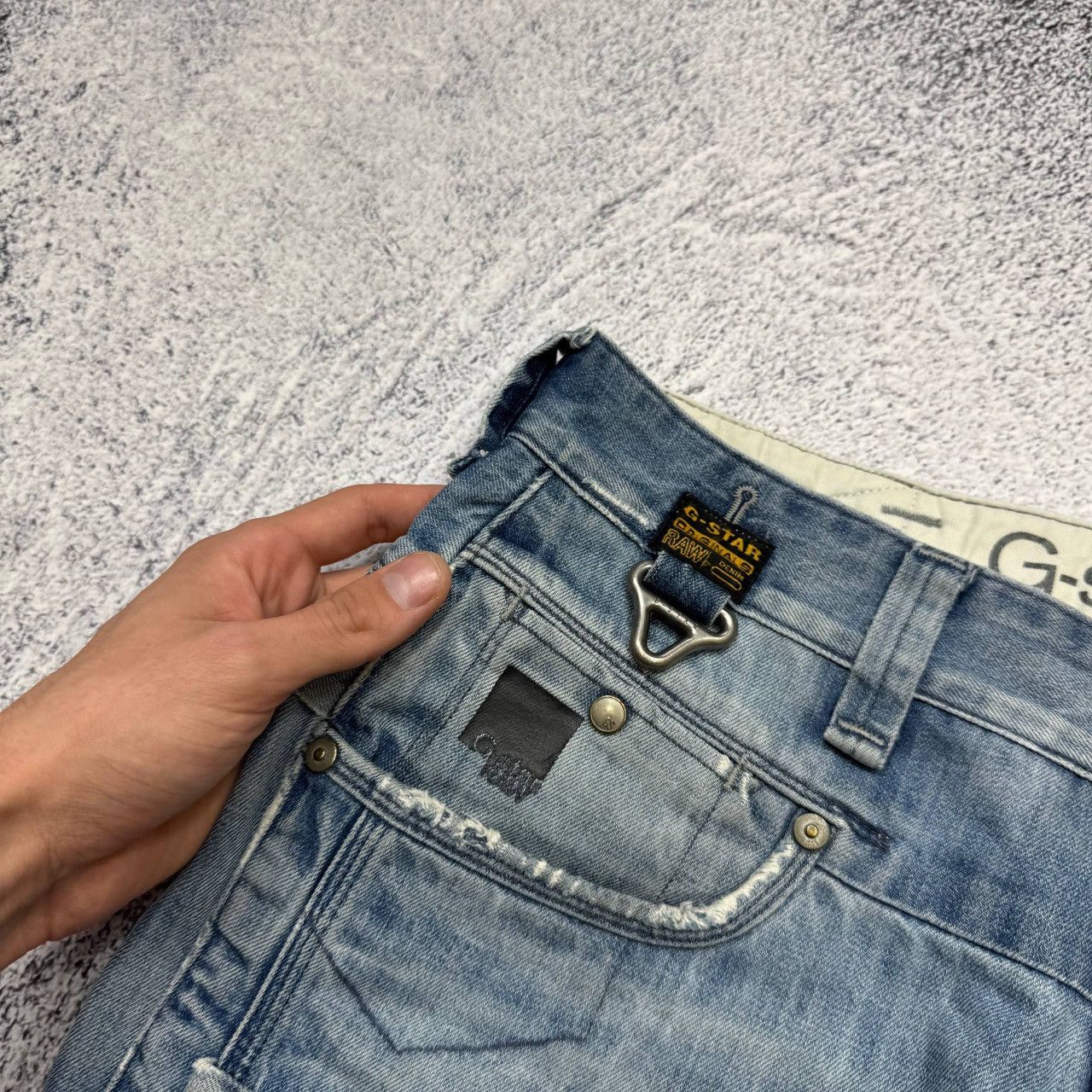 G-Star Vintage G-Star RW Denim Baggy Jeans Shorts Mens Size 33 Size US 33 - 7 Thumbnail