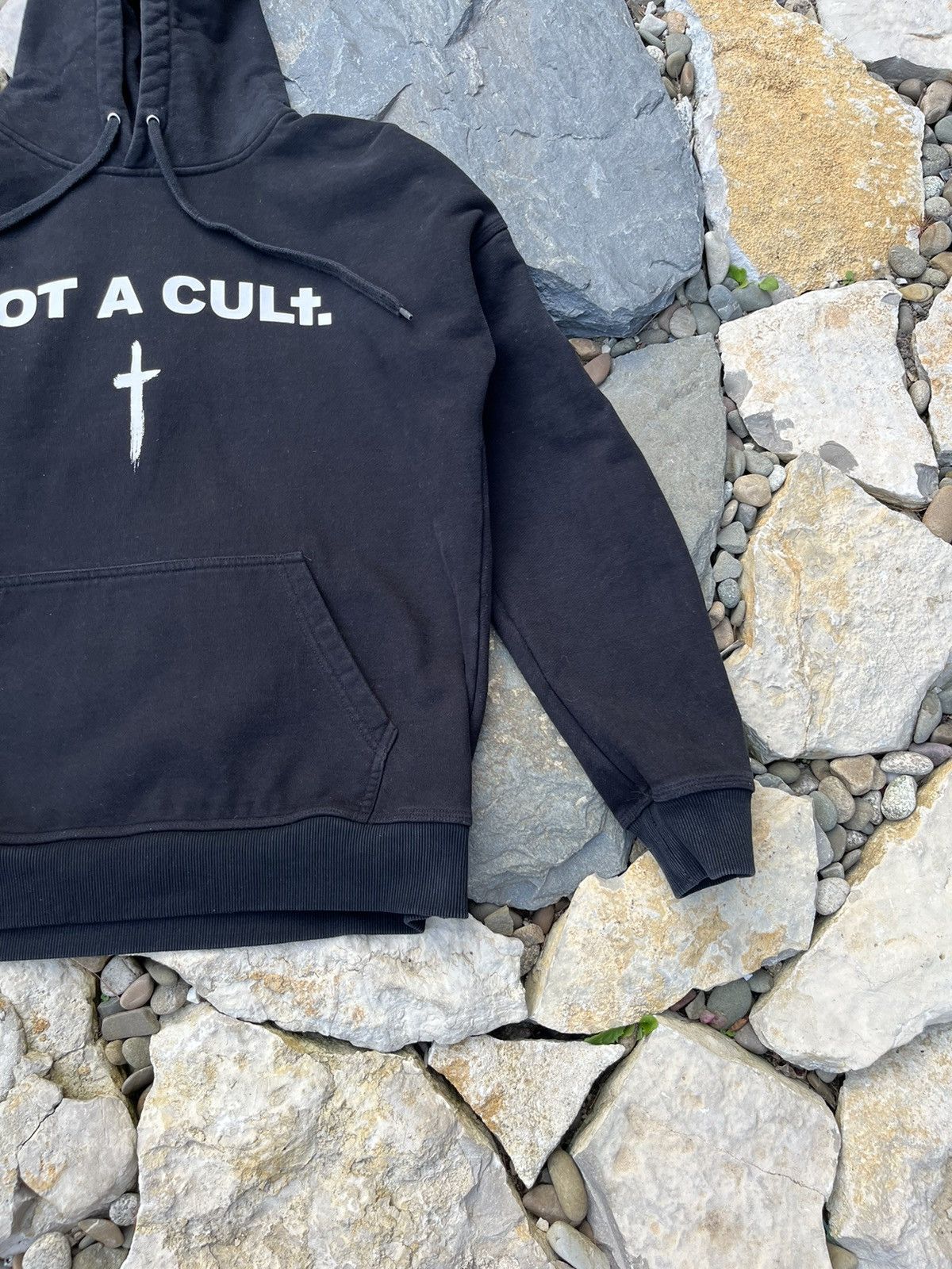 Band Tees × Designer Saint JHN Not A Cult hoodie cross y2k Christian Sex Club Size US L / EU 52-54 / 3 - 6 Thumbnail