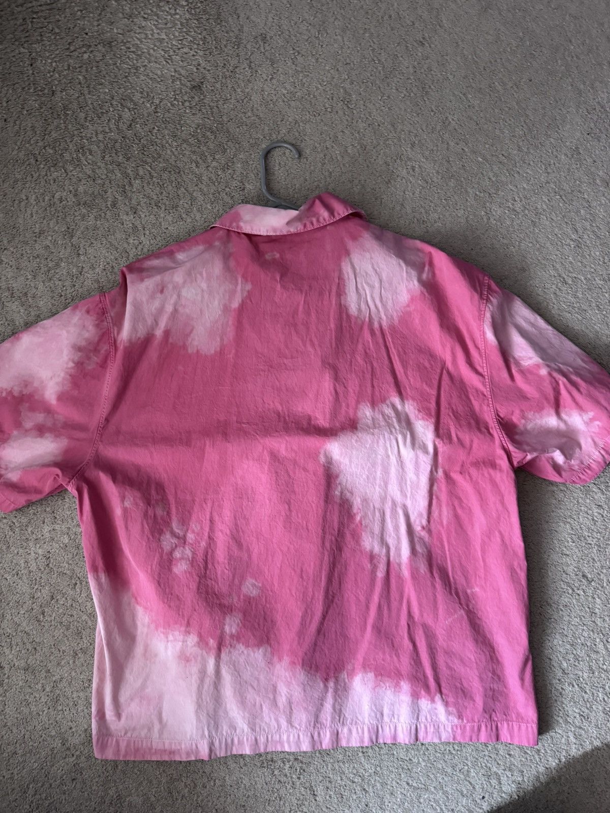 Purple Brand Purple Brand pink Tie Dye short sleeve button up Medium Size US M / EU 48-50 / 2 - 2 Thumbnail