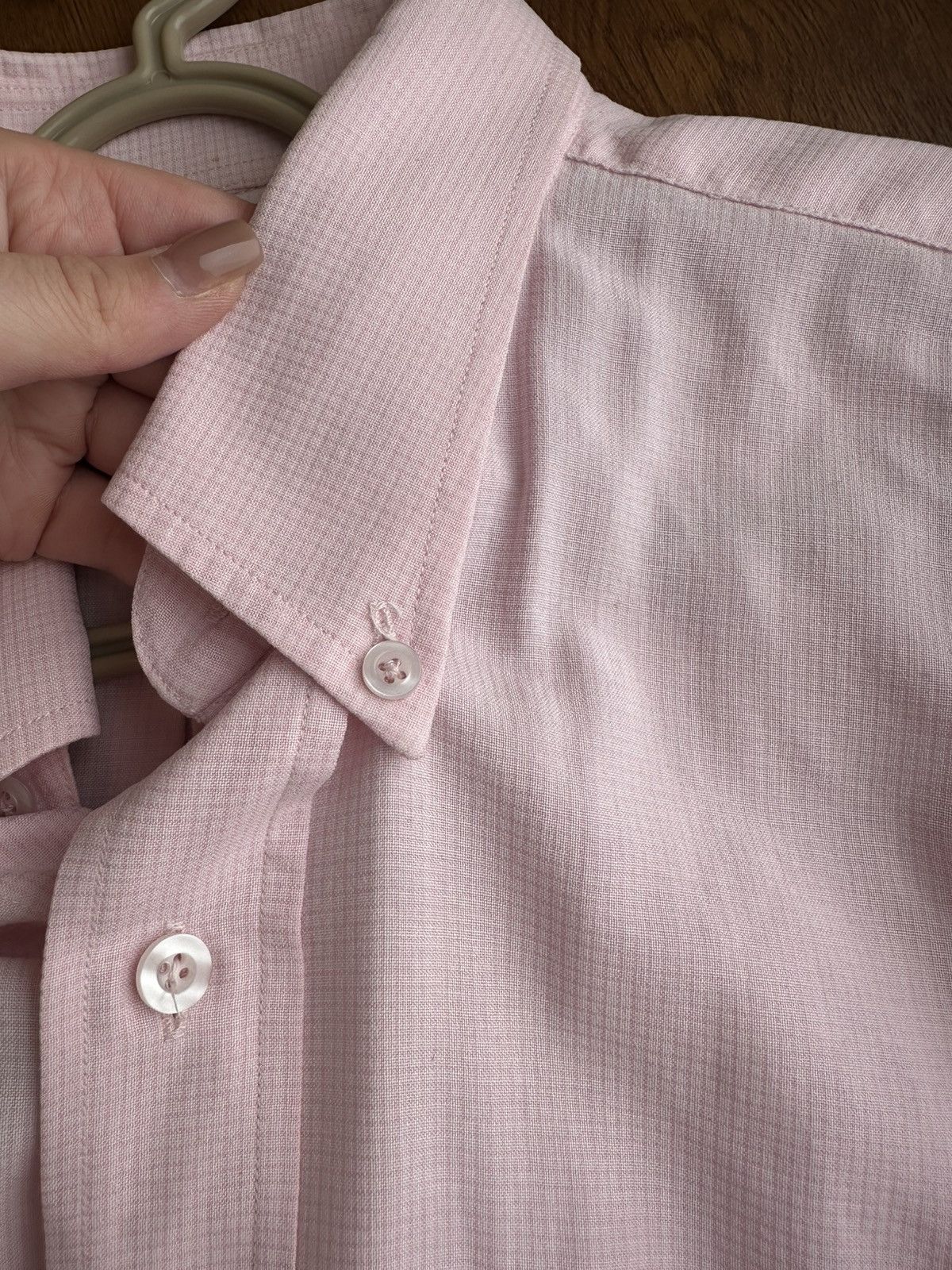 Giorgio Armani Luxury Giorgio Armani Le Collezioni Shirt Men's Size XLPink Size US XL / EU 56 / 4 - 5 Thumbnail